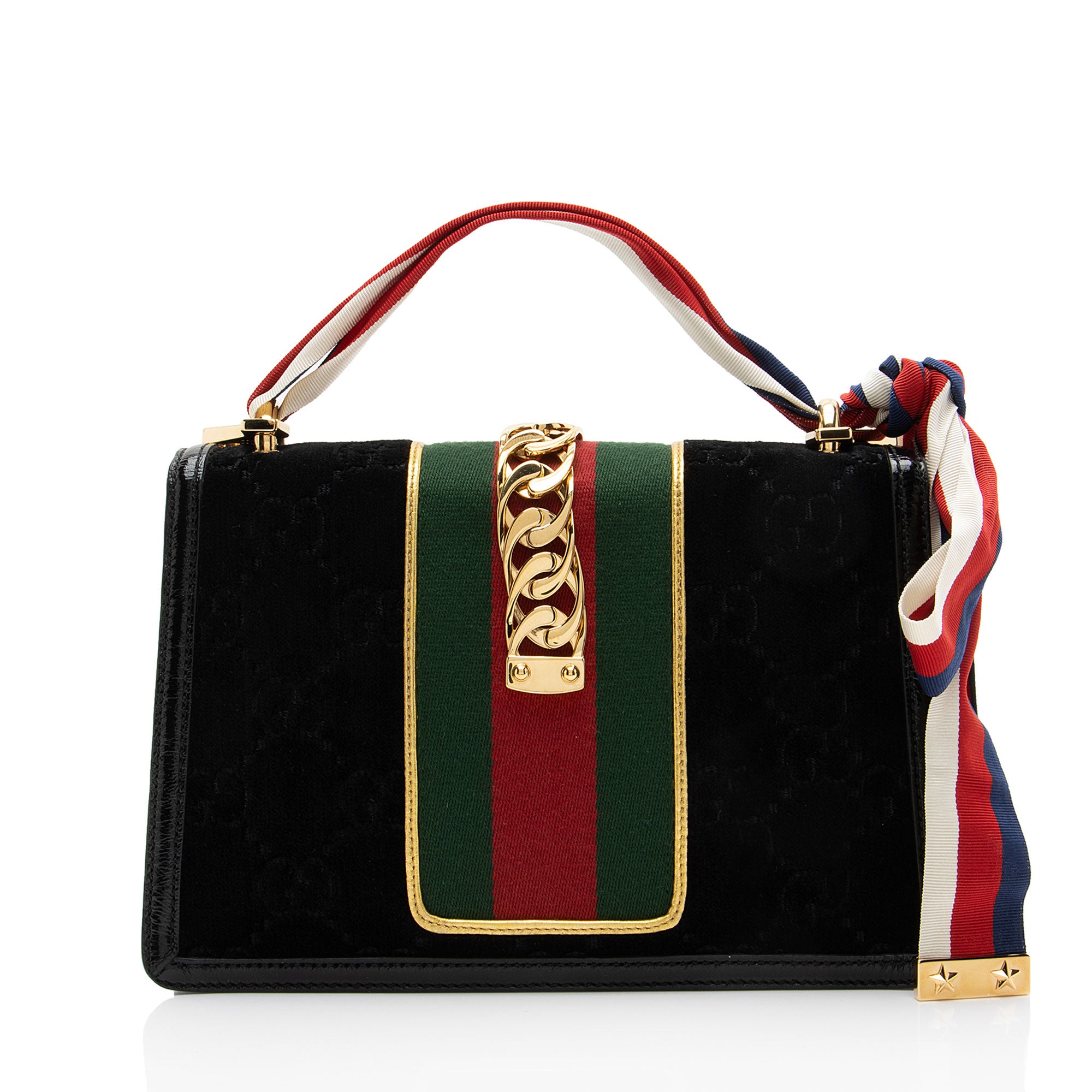 Gucci GG Velvet Sylvie Small Shoulder Bag