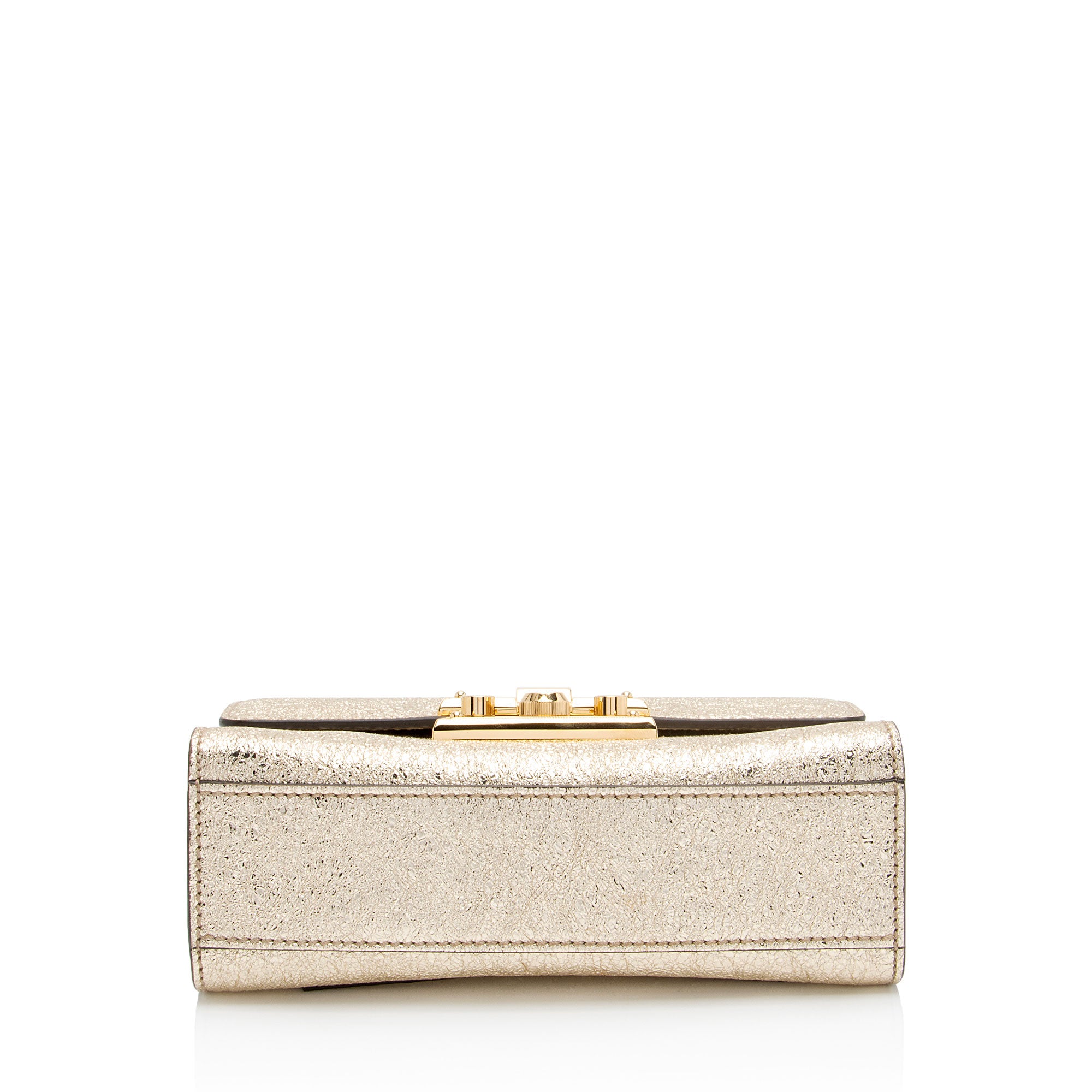 Gucci Galassia Leather Padlock Small Shoulder Bag (SHF-Tu7mRP)