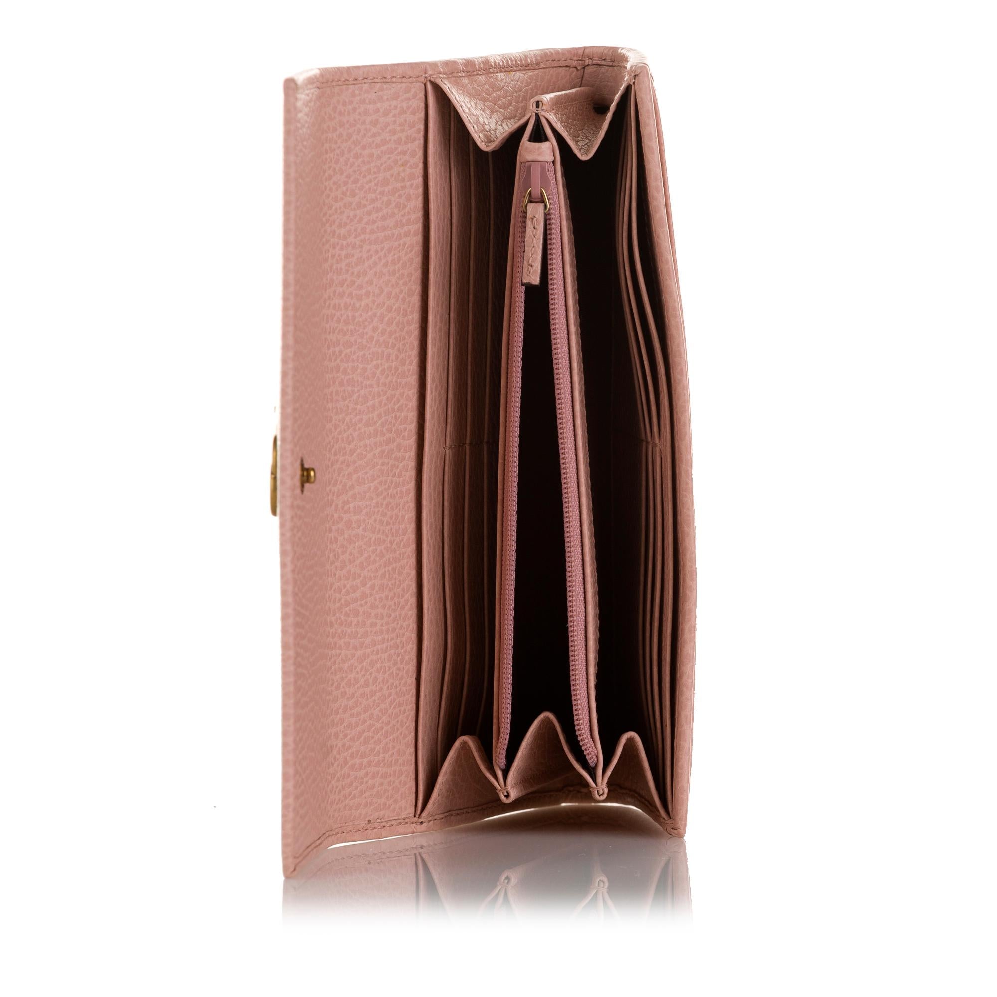 Gucci Garden GG Marmont Butterfly Wallet (SHG-6LW44x)