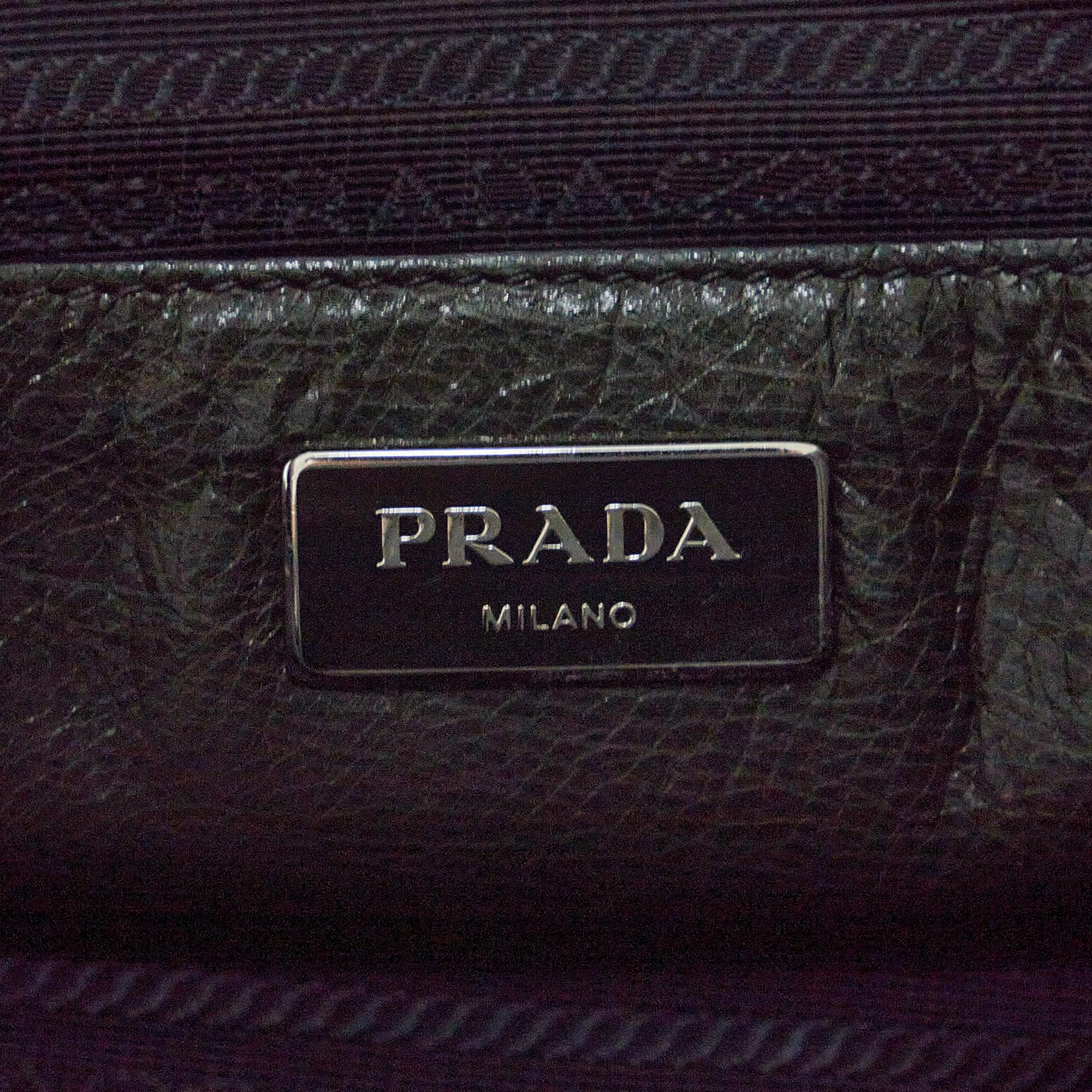 Prada Glace Calf Twin Pocket Satchel (SHG-bCIDtZ)