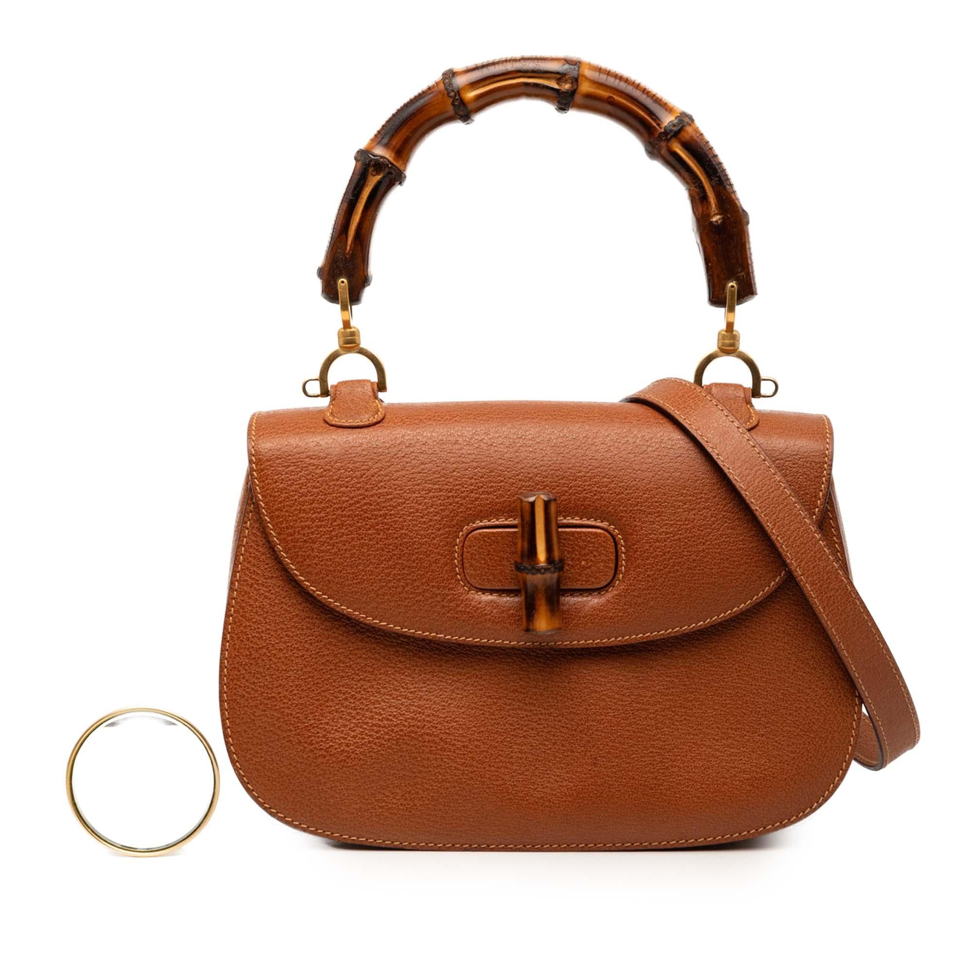 Gucci Grained Calfskin Bamboo Night
