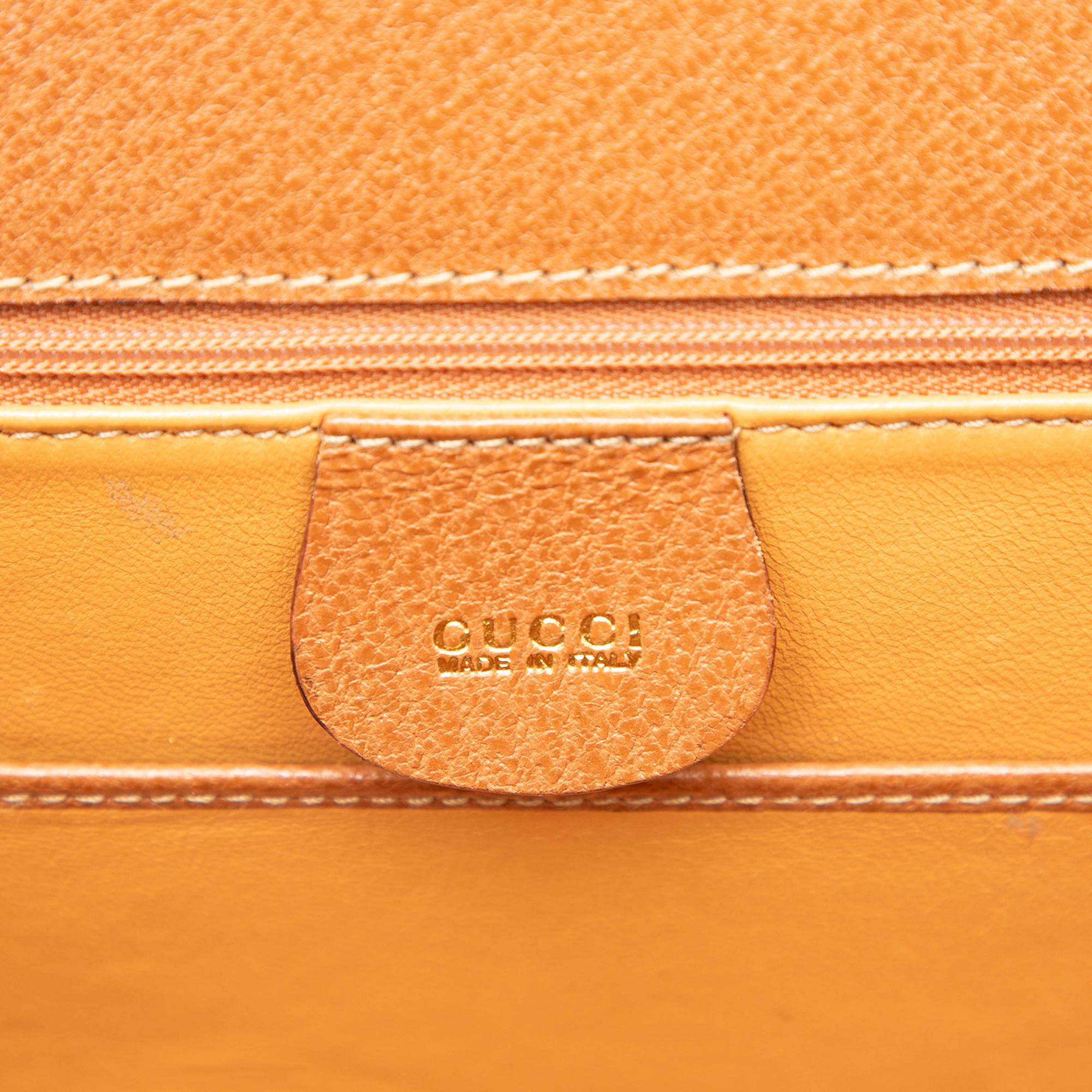 Gucci Grained Calfskin Bamboo Night
