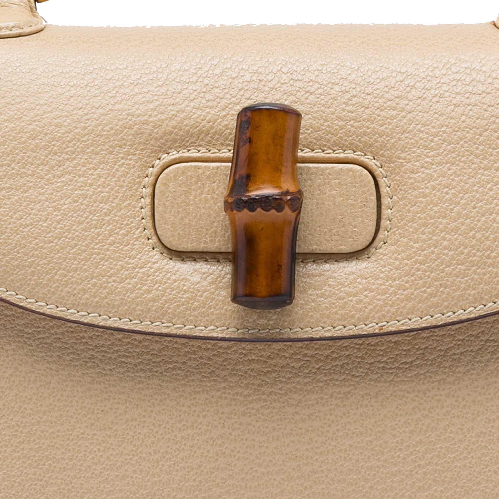 Gucci Grained Calfskin Bamboo Night