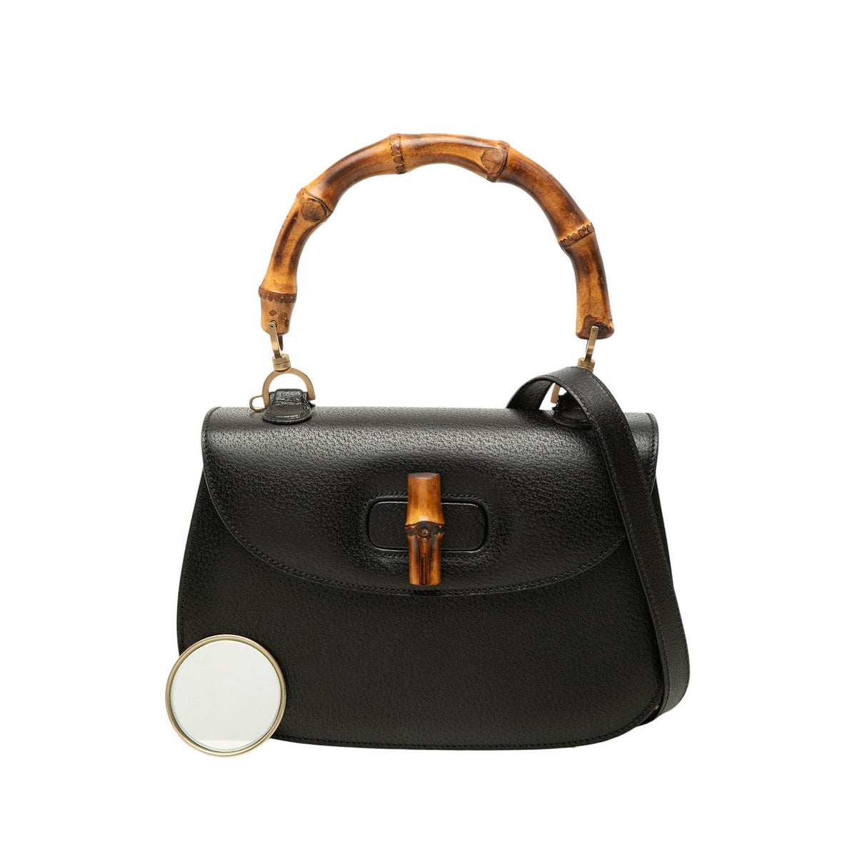 Gucci Grained Calfskin Bamboo Night