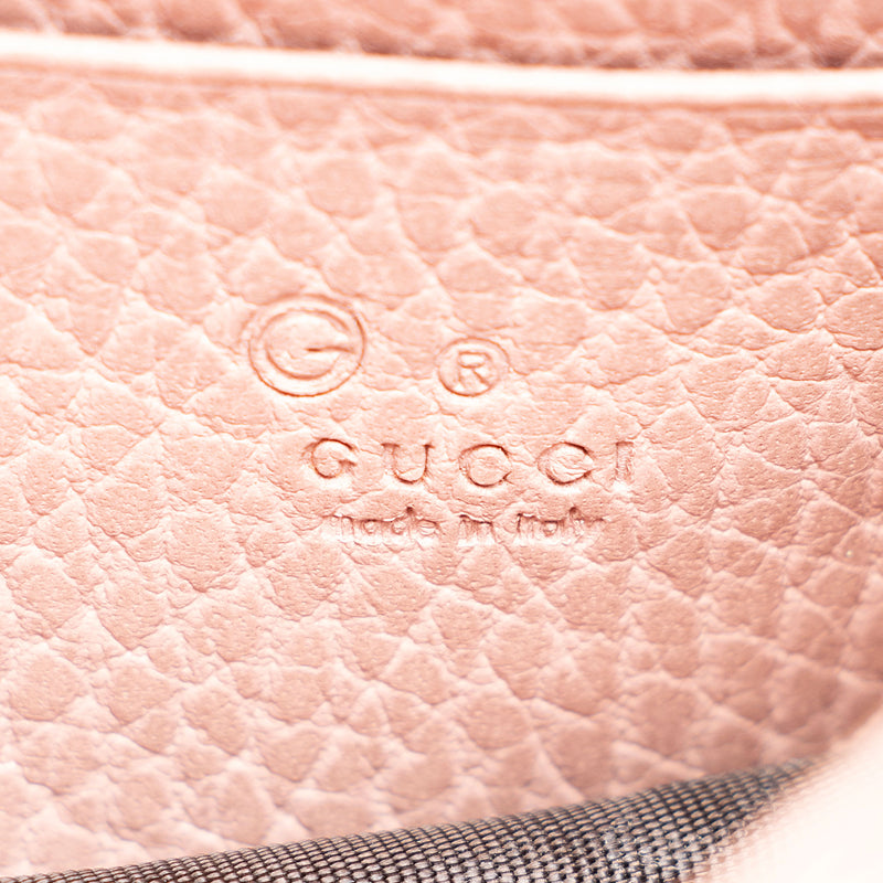 Gucci Leather Interlocking G Chain Wallet (SHF-ynDxvx)