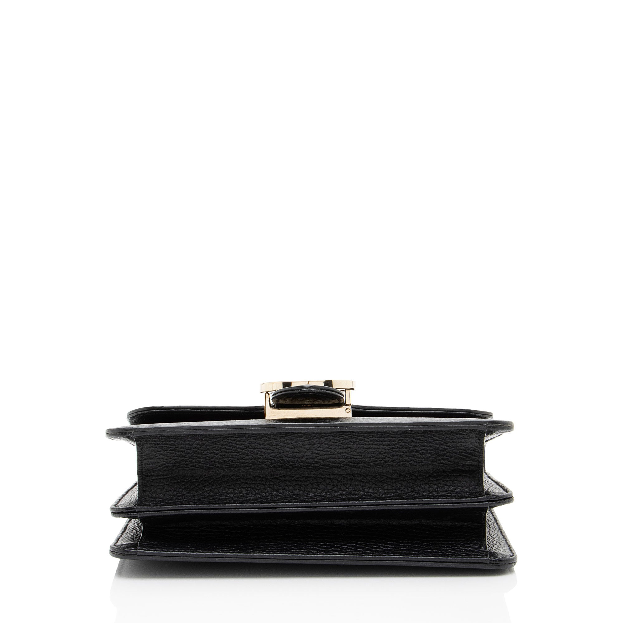 Gucci Grained Calfskin Interlocking G Small Shoulder Bag