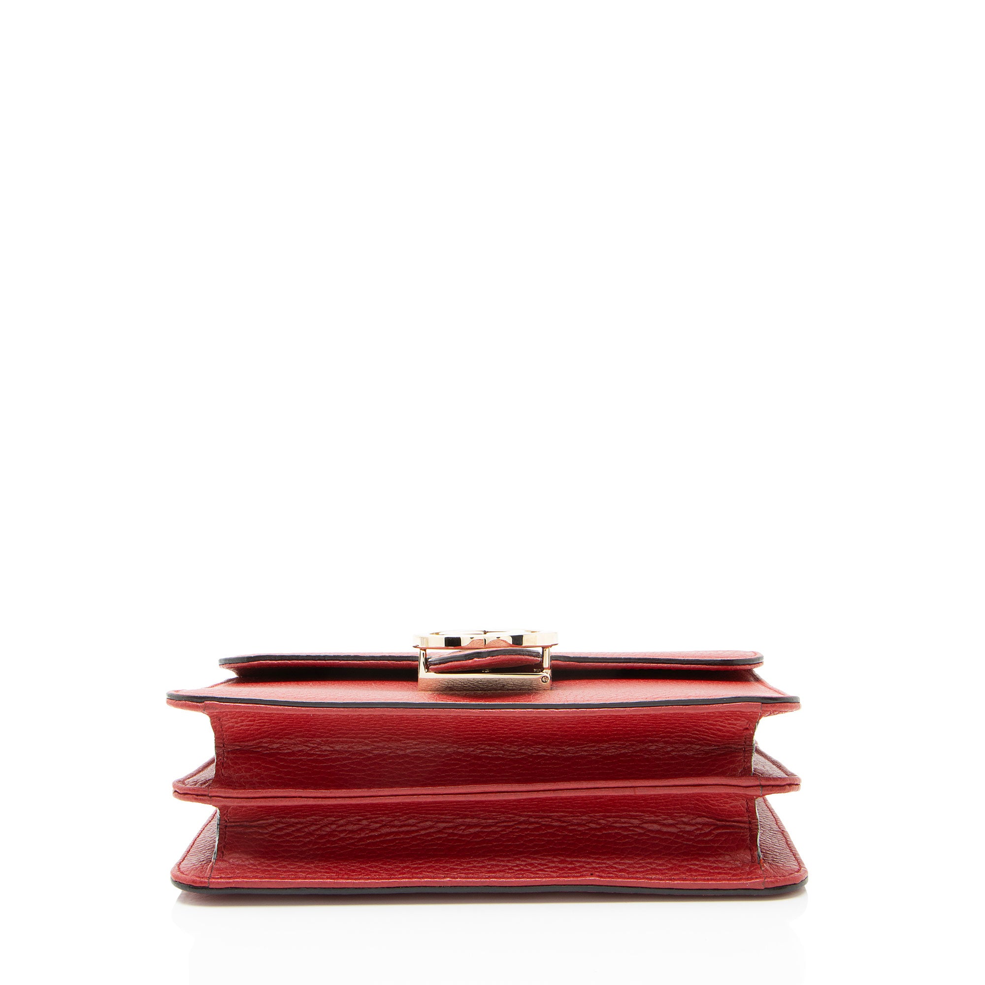 Gucci Grained Calfskin Interlocking G Small Shoulder Bag