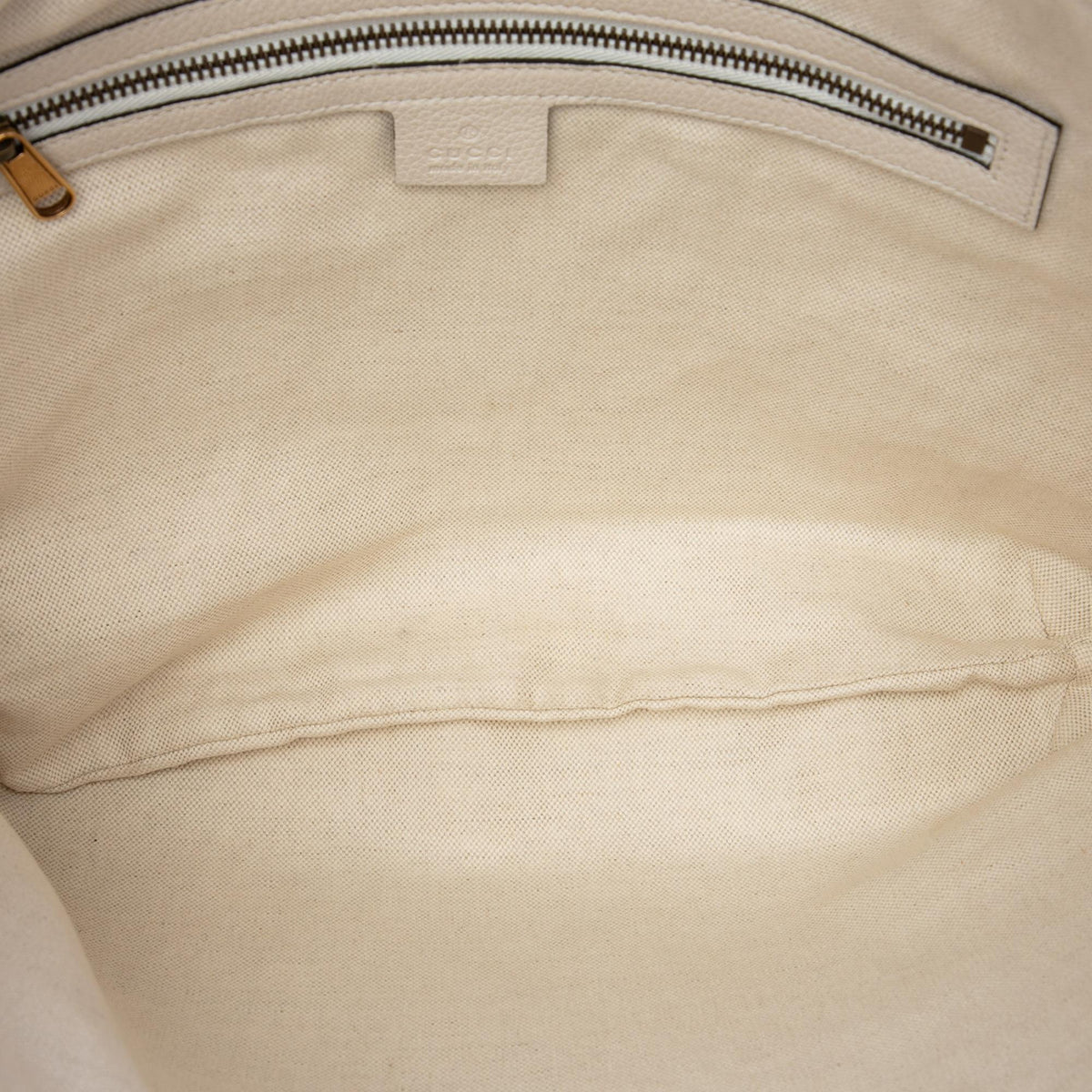 Gucci Grained Calfskin Logo Half Moon Crossbody