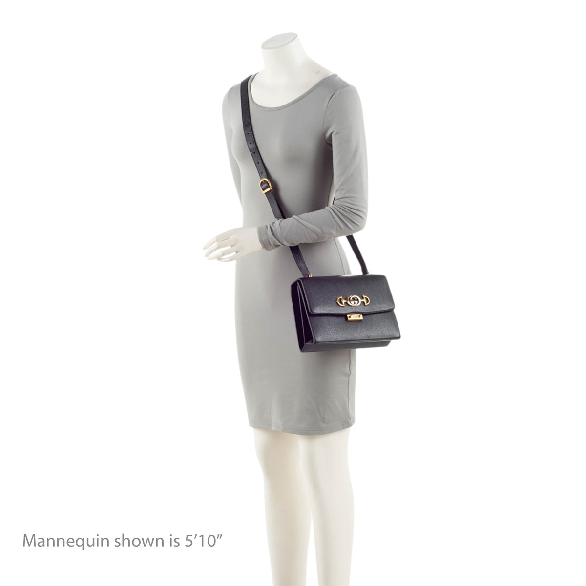 Gucci Grained Calfskin Zumi Small Crossbody