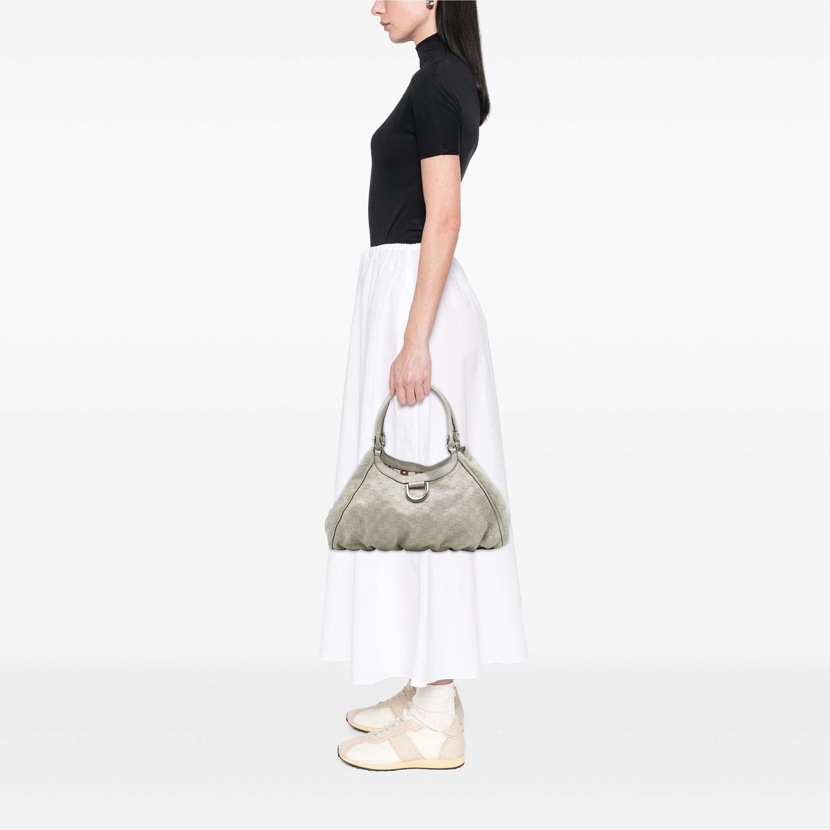 Gucci Guccissima Abbey D Ring Shoulder Bag