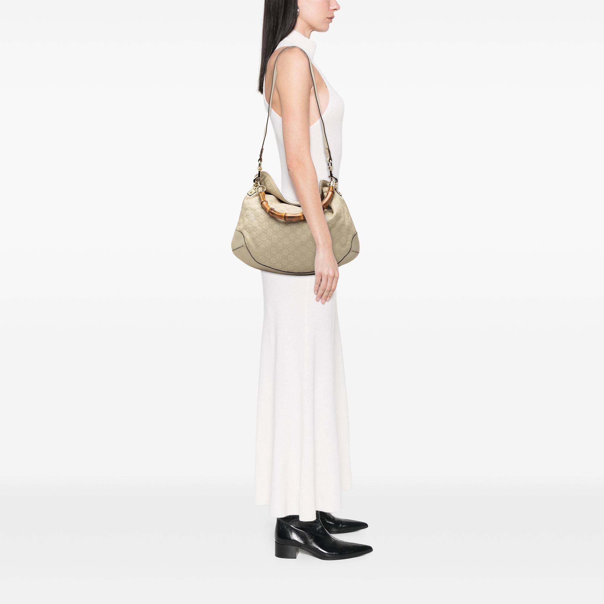 Gucci Guccissima Bamboo Peggy Satchel