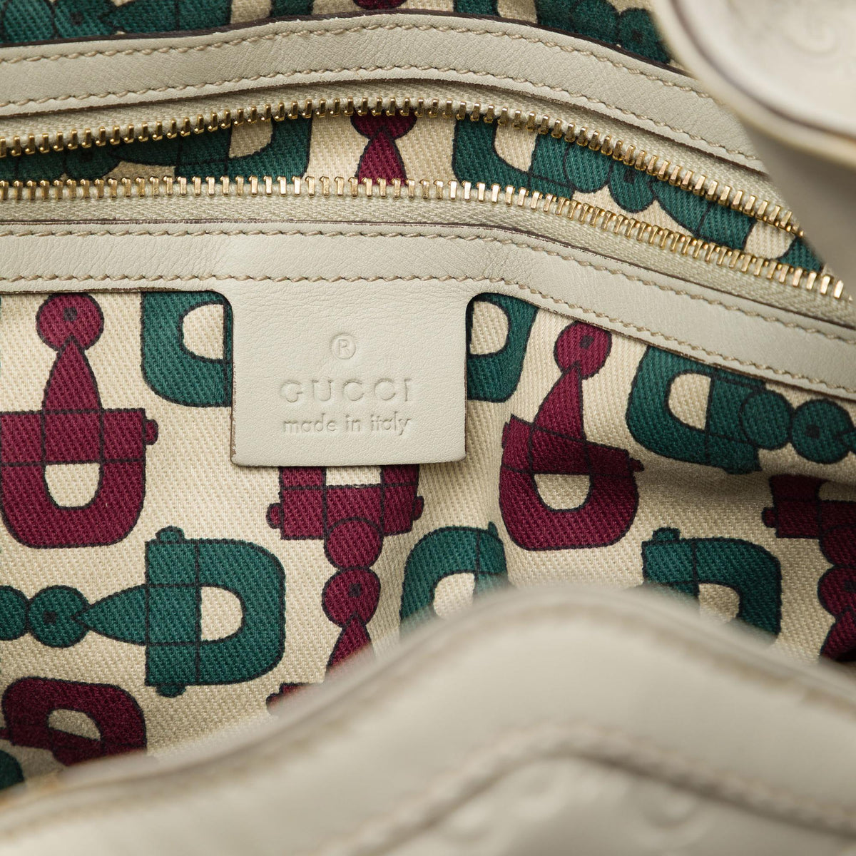 Gucci Guccissima Bamboo Peggy Satchel