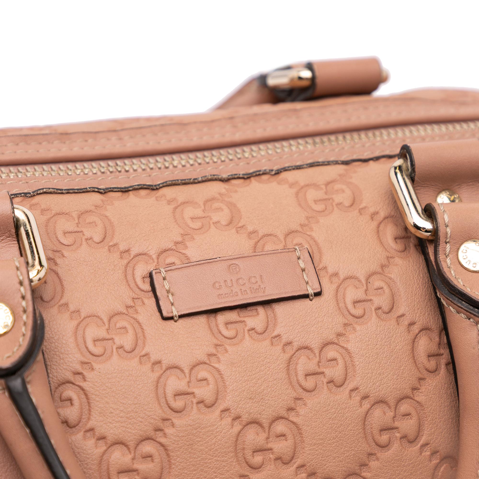 Gucci Guccissima Boston Bag