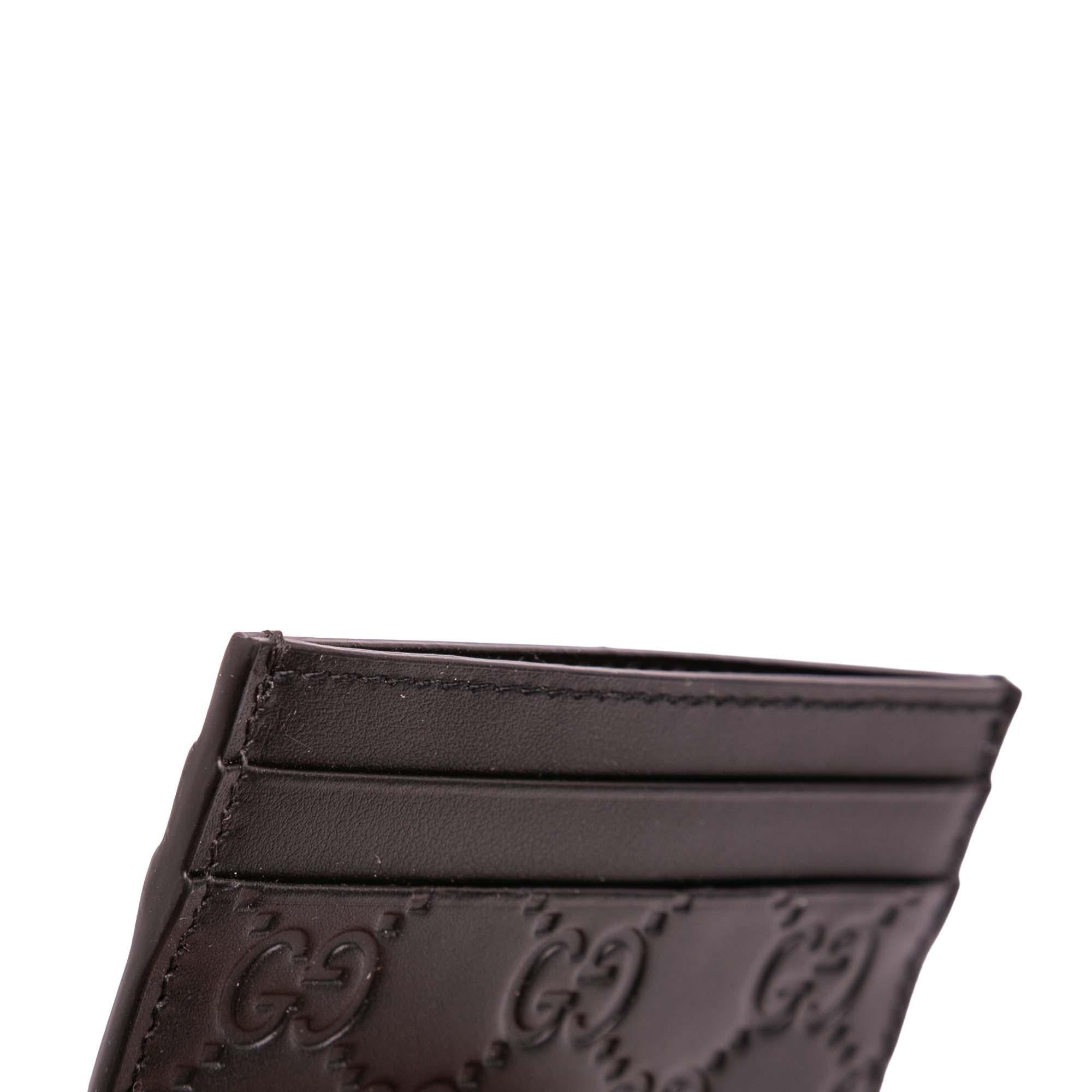 Gucci Guccissima Card Holder