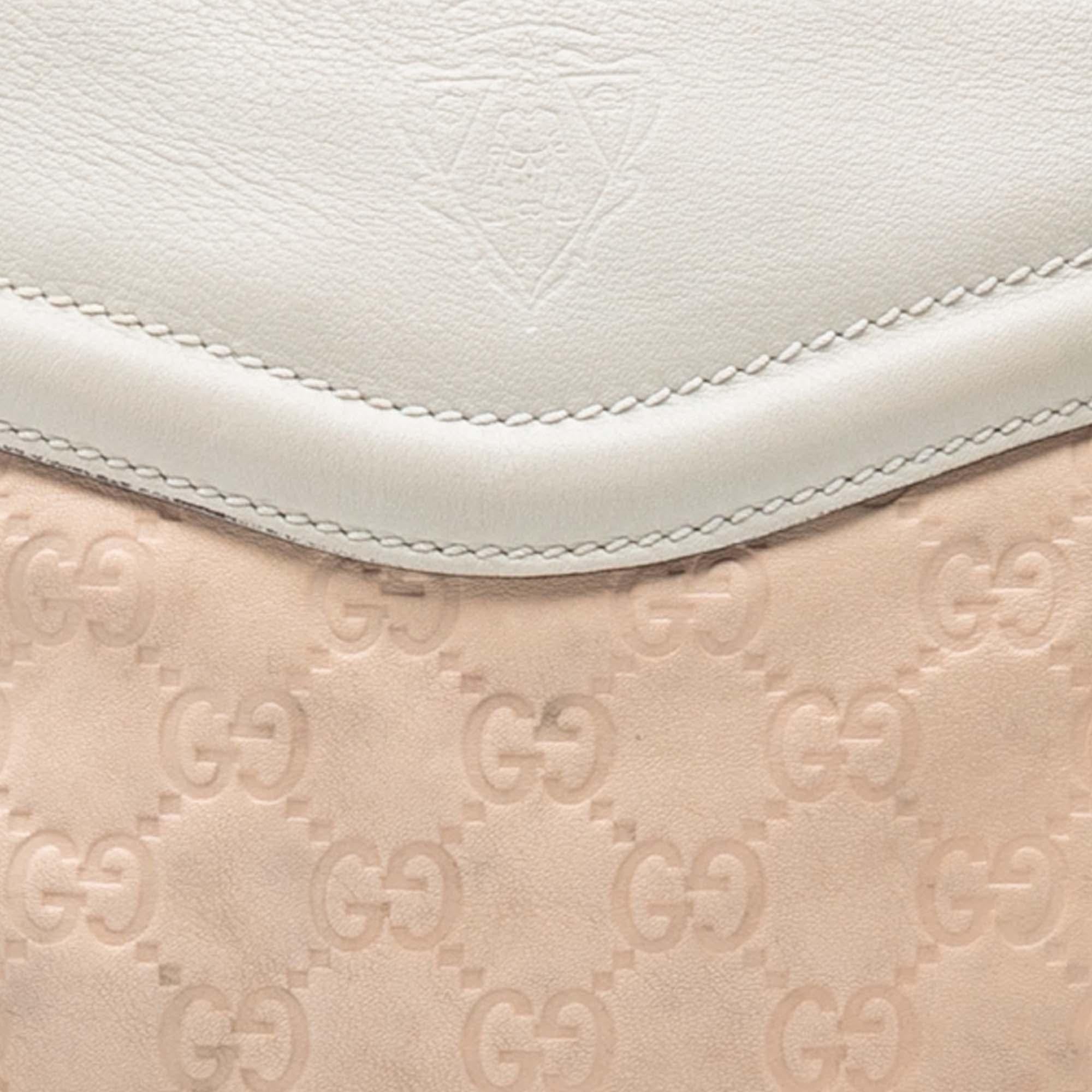 Gucci Guccissima Crest Shoulder Bag