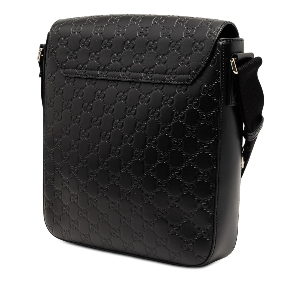 Gucci Guccissima Flap Messenger Bag