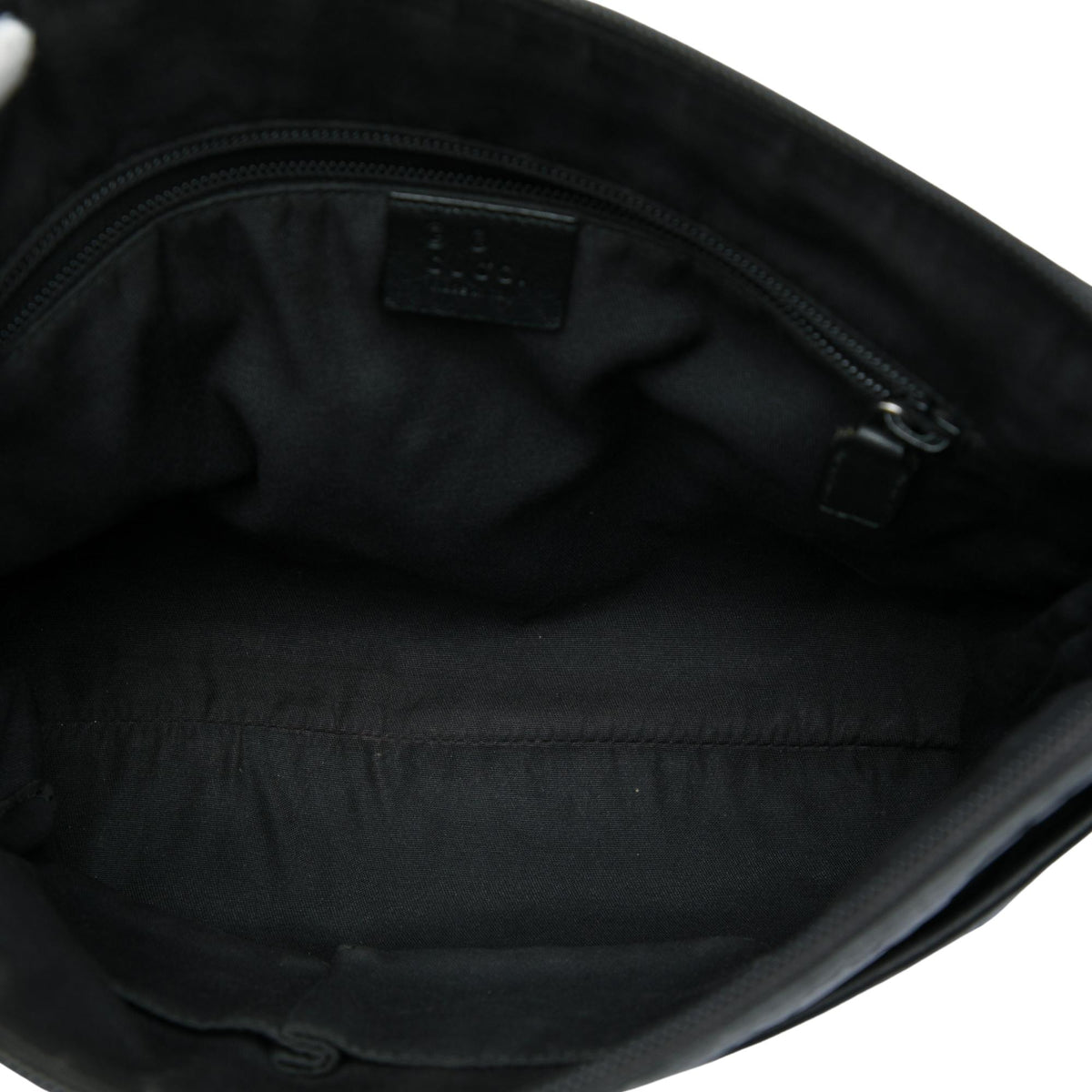 Gucci Guccissima Flat Messenger Bag