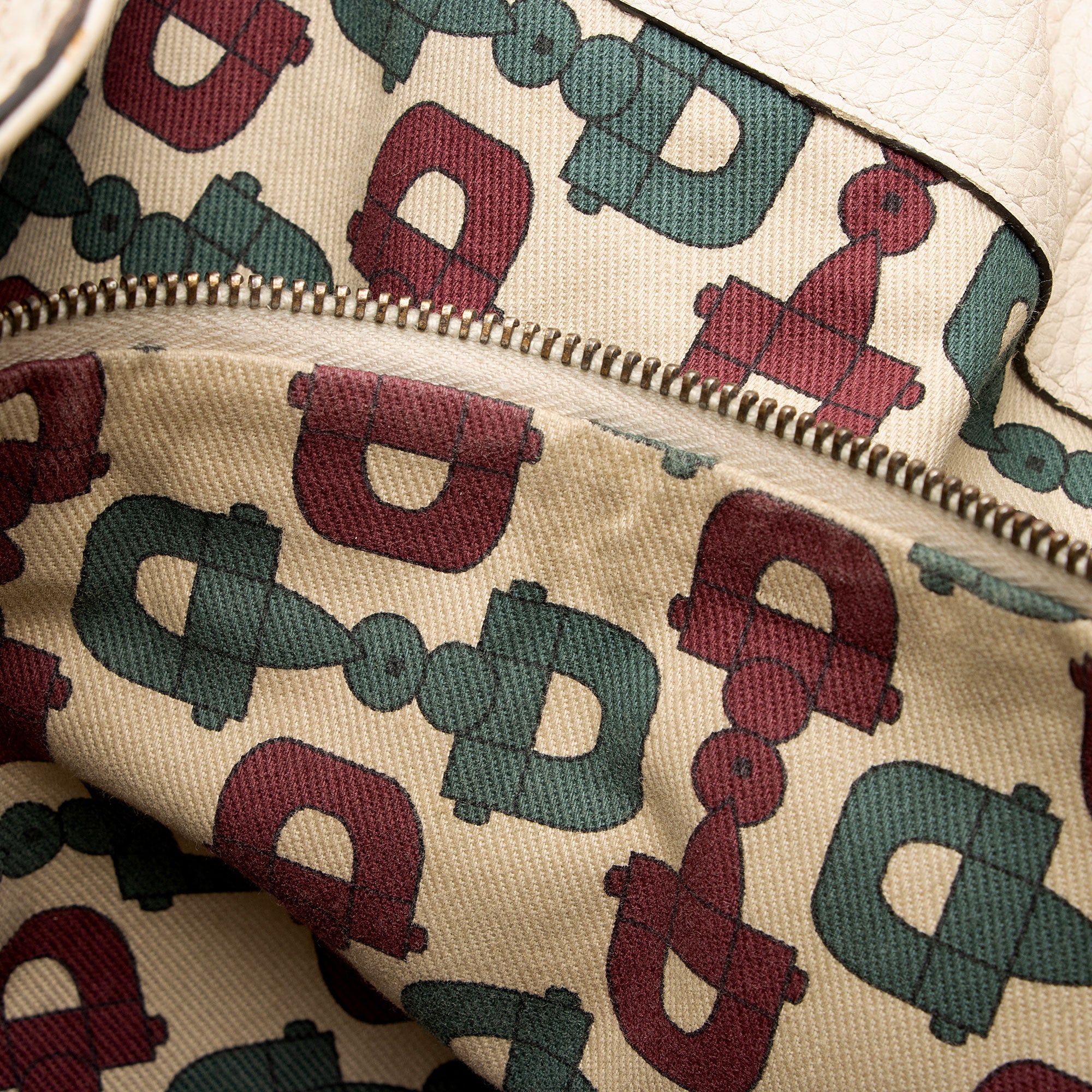 Gucci Guccissima Leather Bamboo Indy Large Satchel (SHF-M8NqdH)