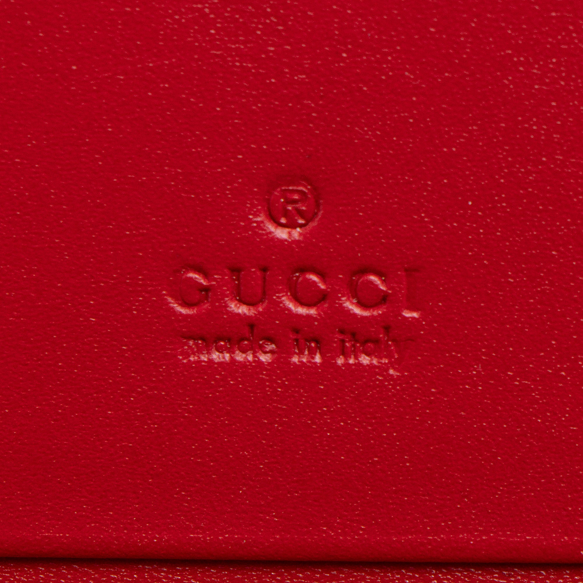 Gucci Guccissima Leather Bifold Card Case
