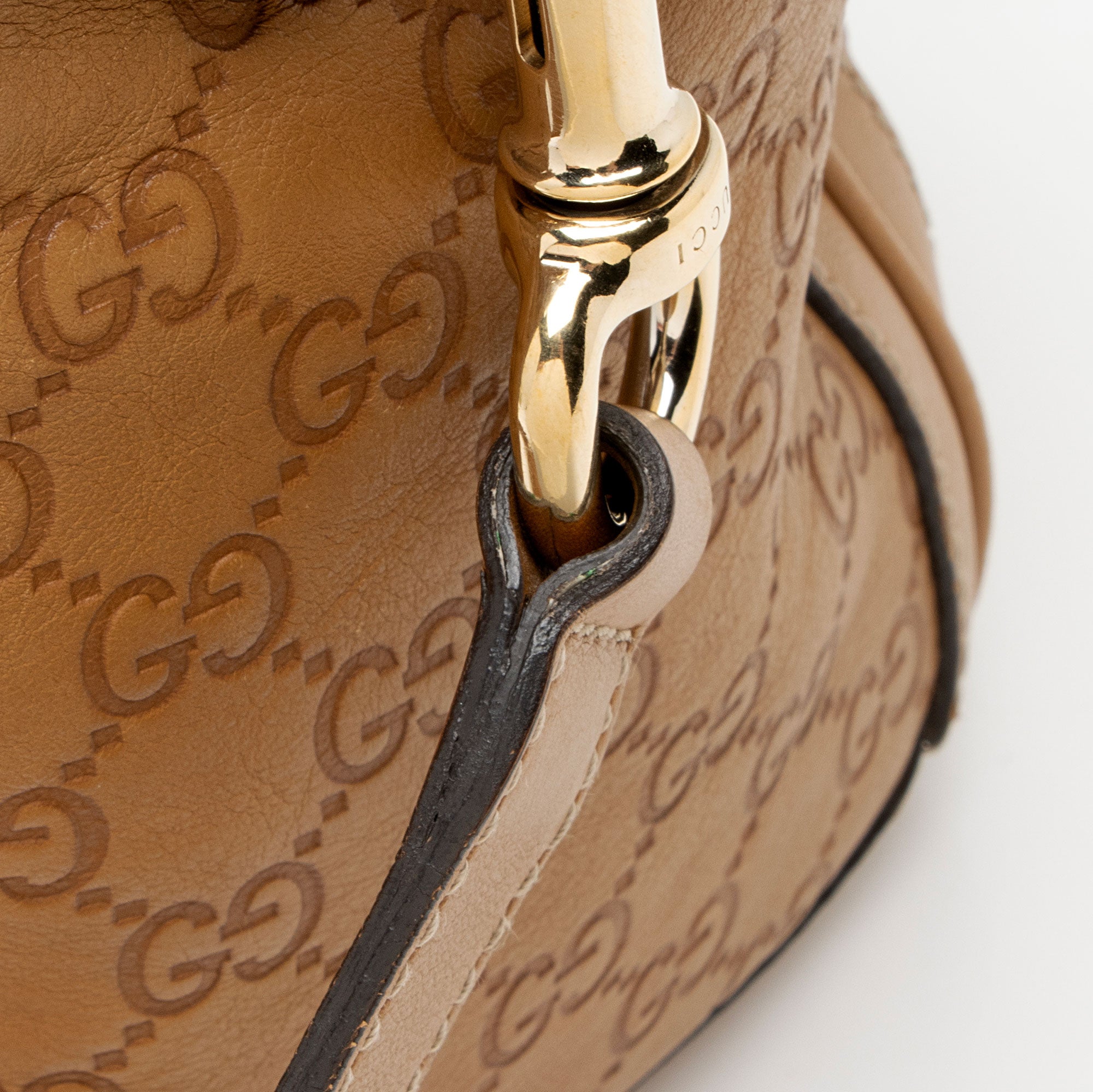 Gucci Guccissima Leather Charm Medium Tote