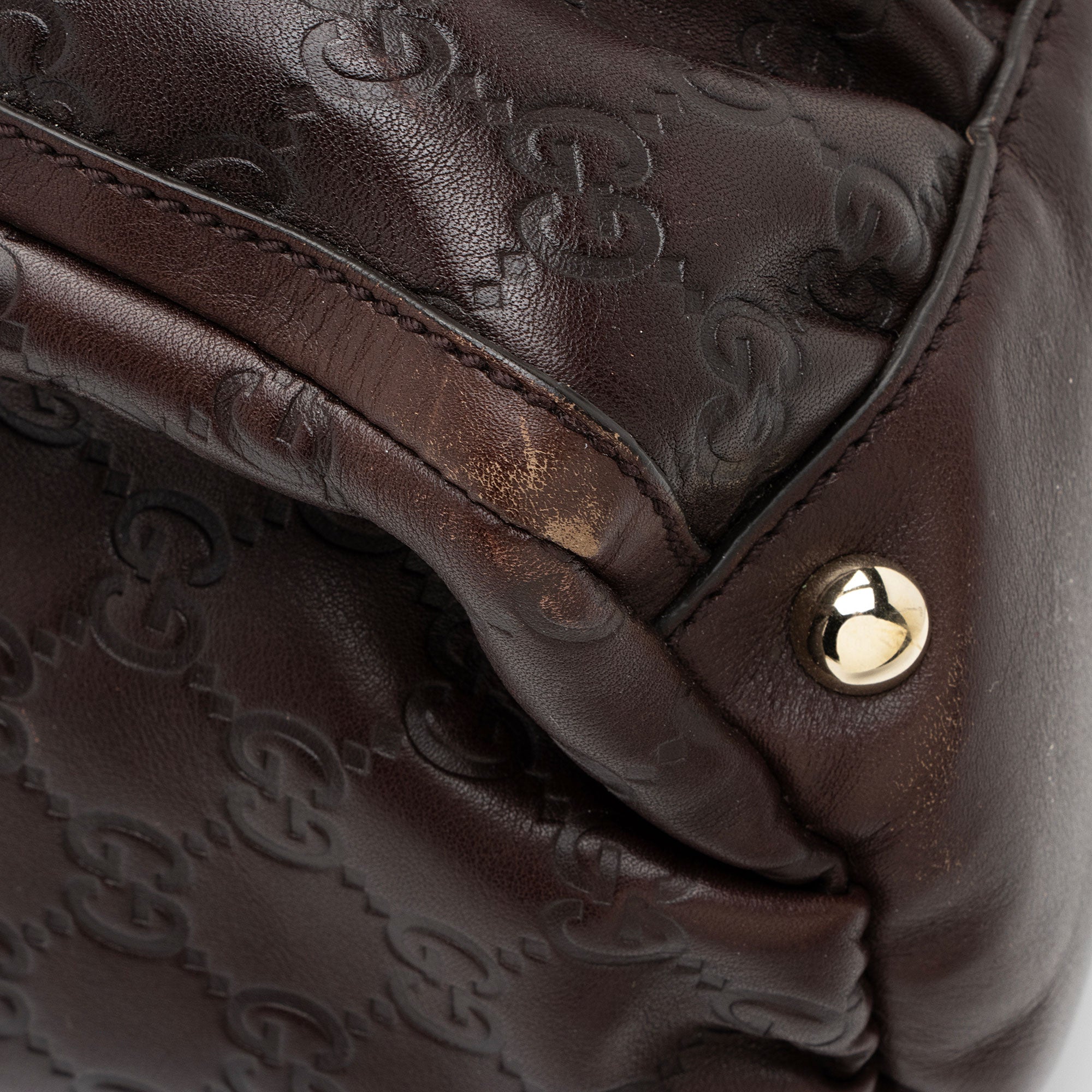 Gucci Guccissima Leather D Ring Large Hobo (SHF-SM0fmu)
