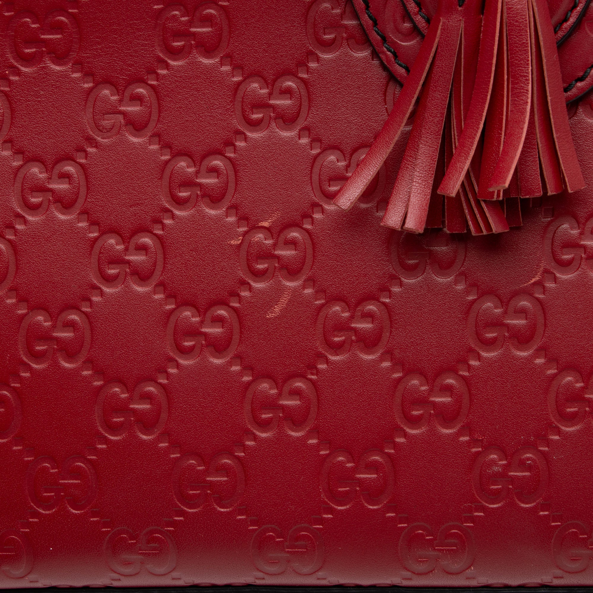 Gucci Guccissima Leather Emily Large Shoulder Bag