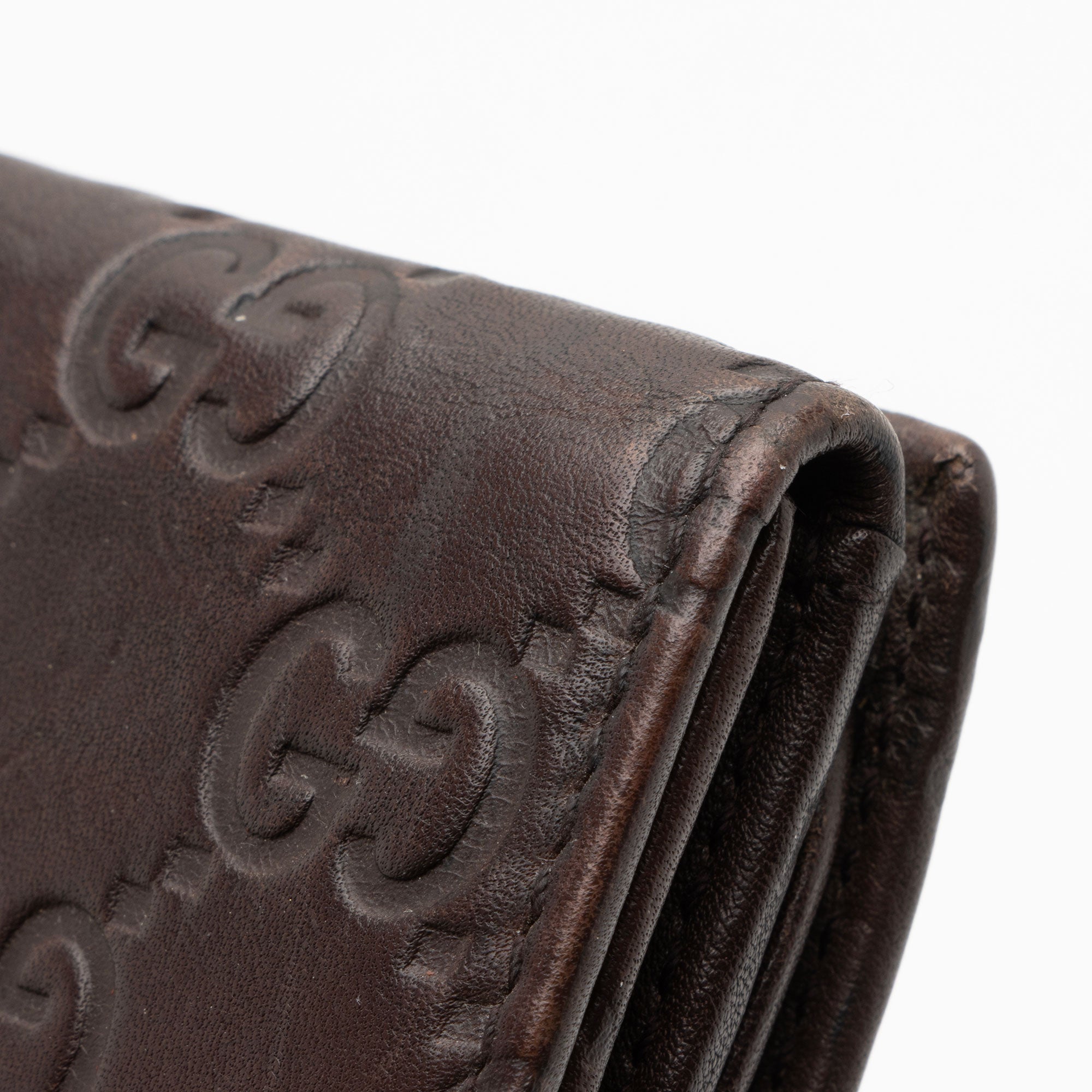 Gucci Guccissima Leather Flap Continental Wallet (SHF-CzGm9w)