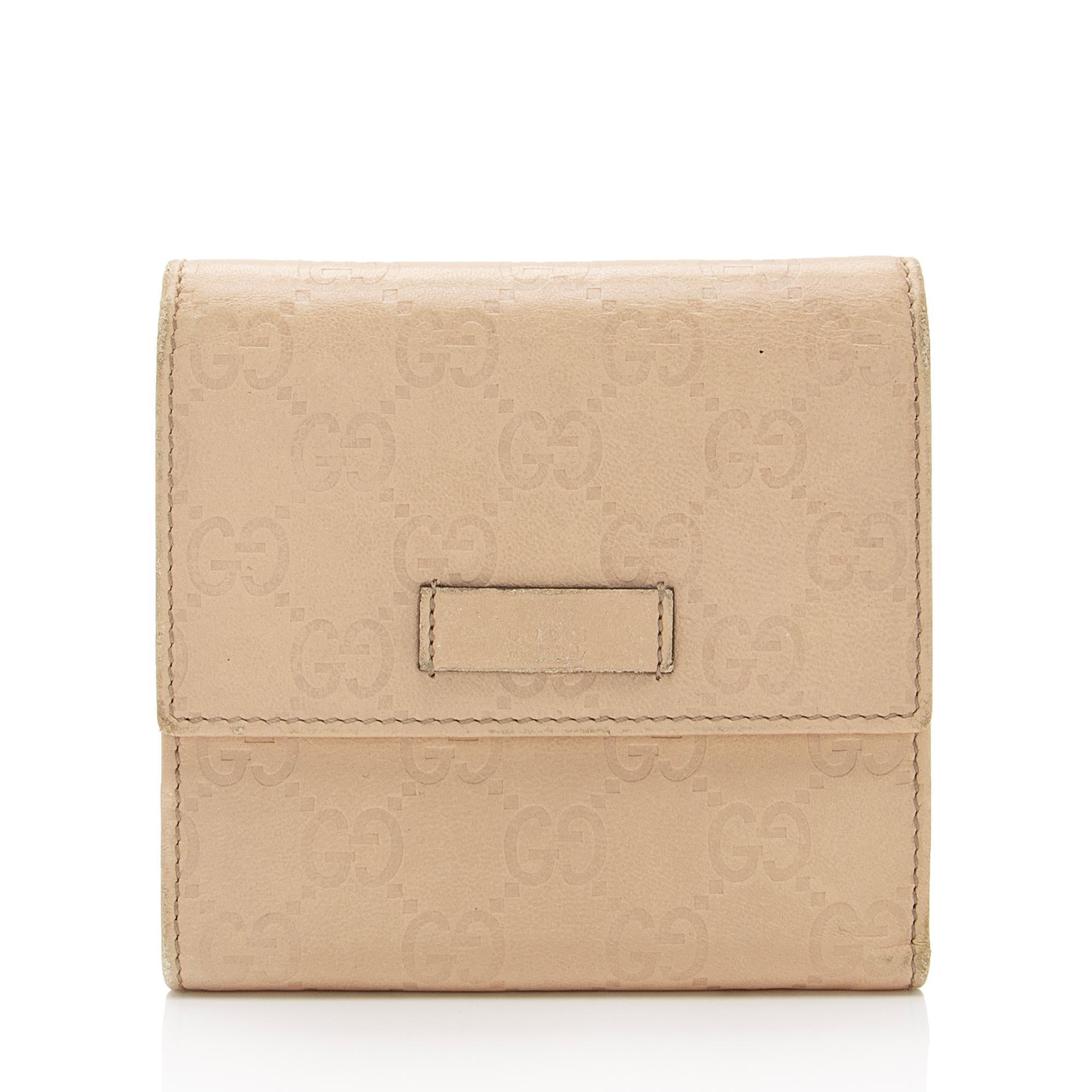 Gucci Guccissima Leather French Wallet (SHF-yJv3Nt)