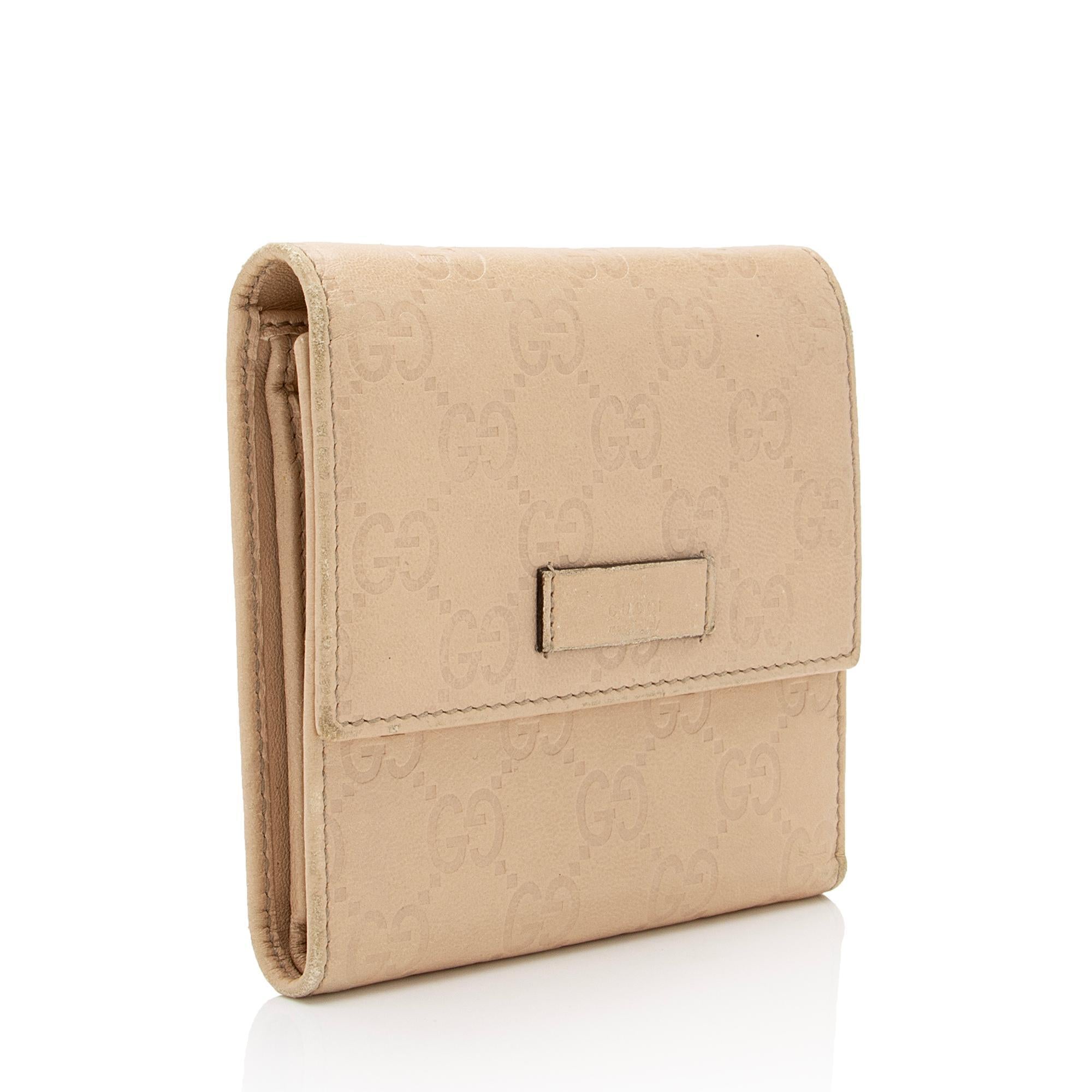 Gucci Guccissima Leather French Wallet (SHF-yJv3Nt)