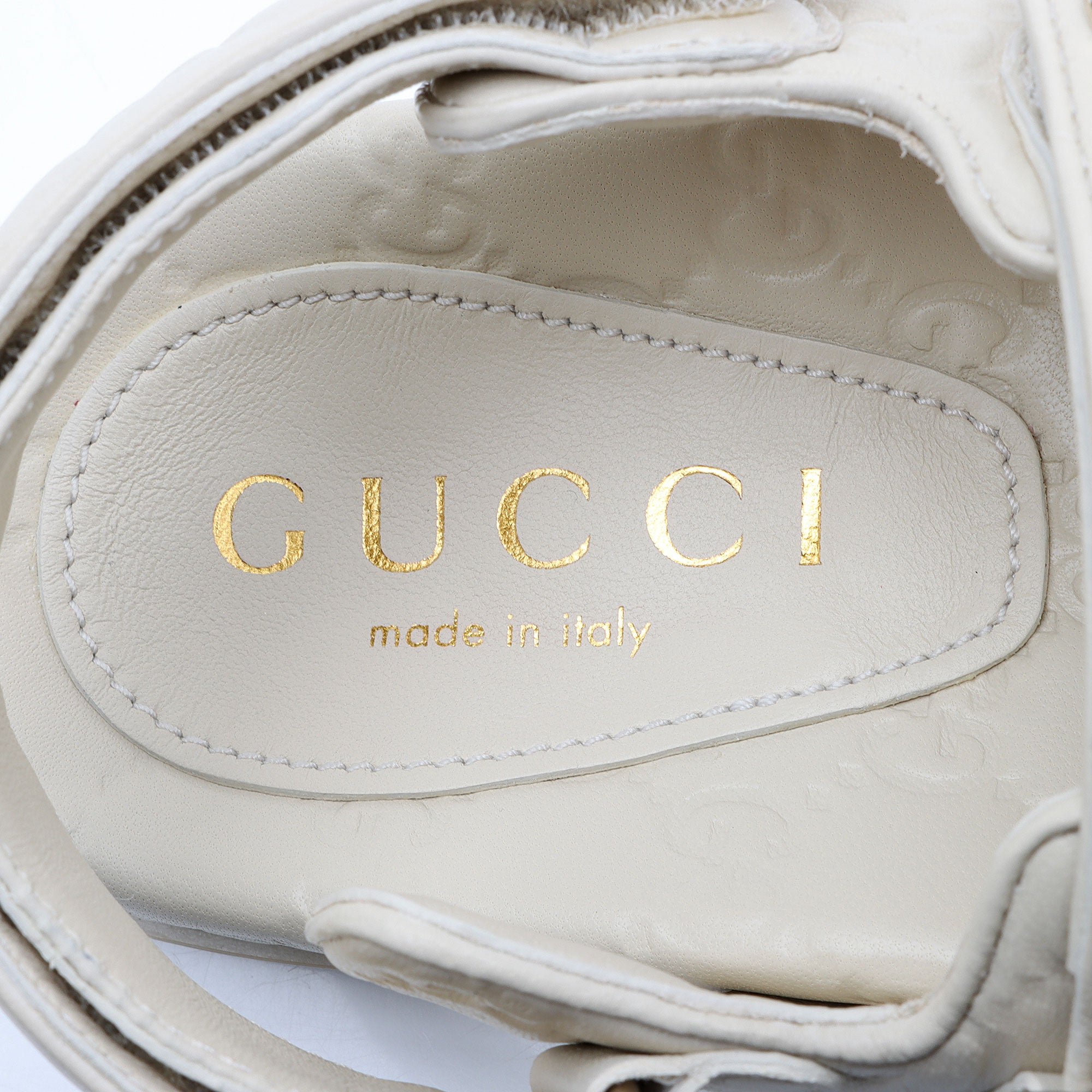 Gucci Guccissima Leather GG Marmont Dad Sandals - Size 9.5 / 39.5
