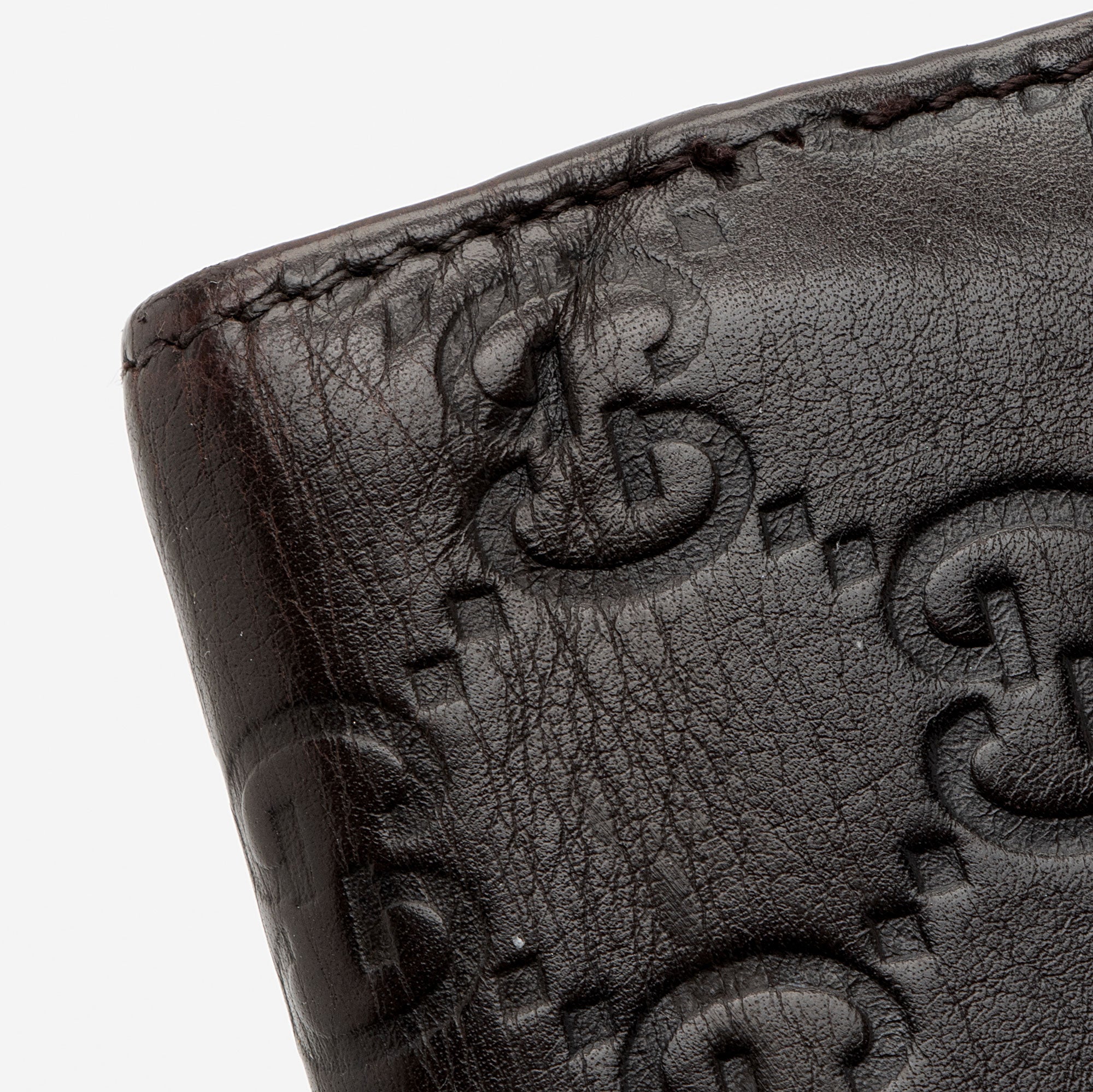 Gucci Guccissima Leather Heart Script Continental Wallet (SHF-RHYBgb)