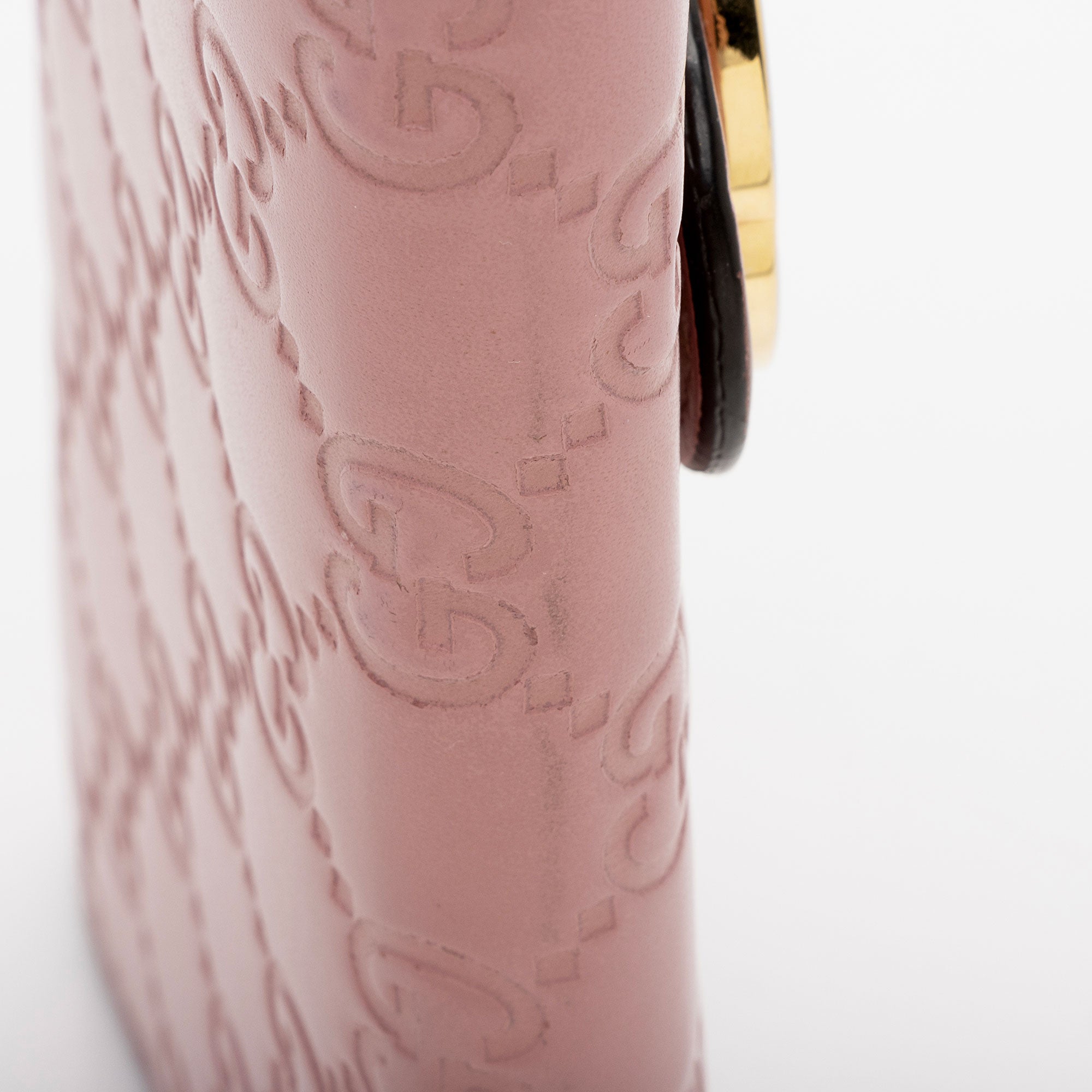 Gucci Guccissima Leather Interlocking G Continental Wallet