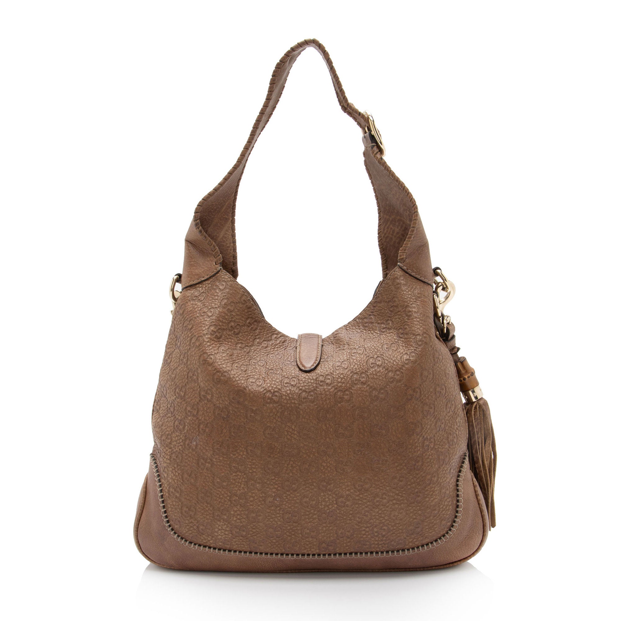 Gucci Guccissima Leather New Jackie Shoulder Bag (SHF-X3hb0o)