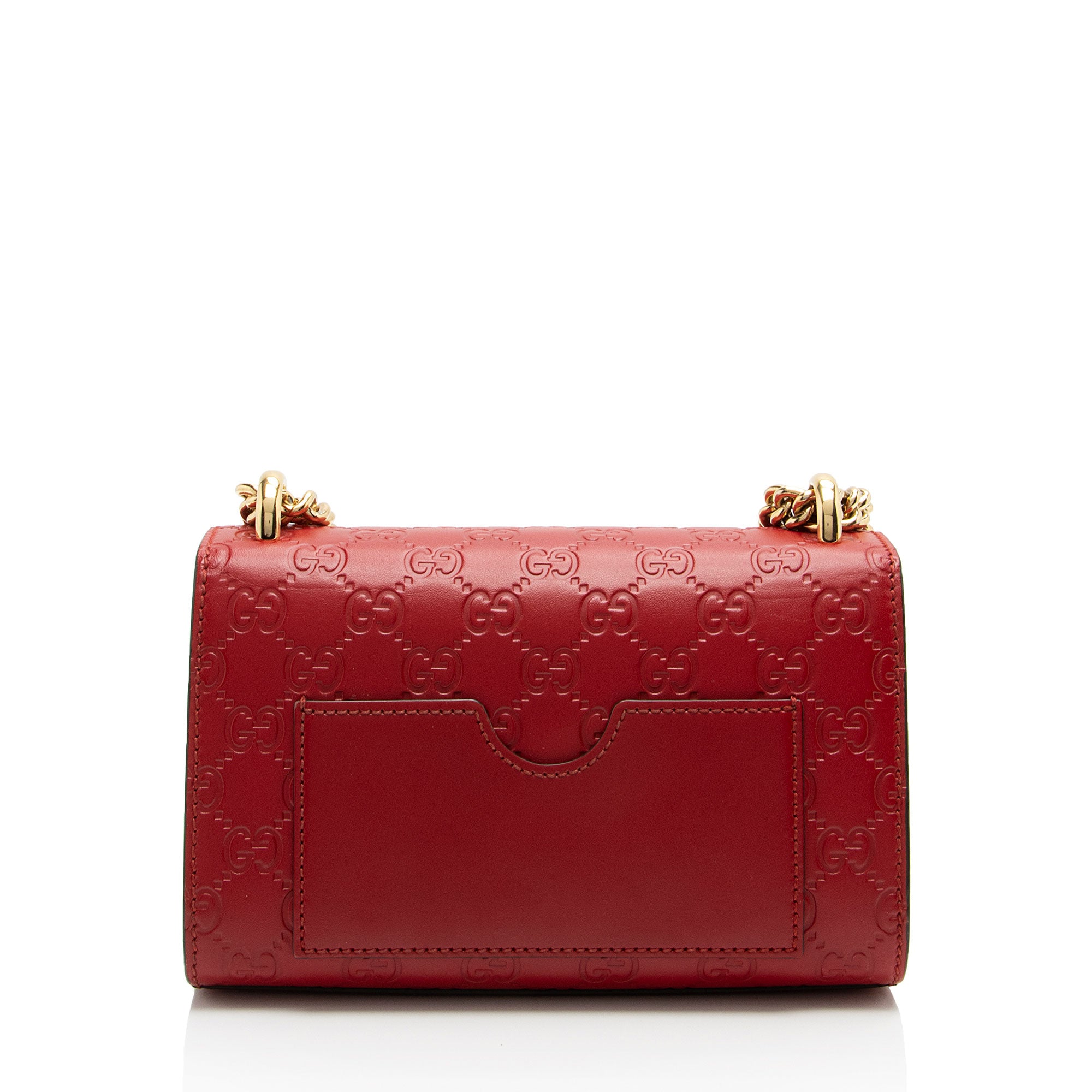 Gucci Guccissima Leather Padlock Small Shoulder Bag (SHF-SFYeCH)