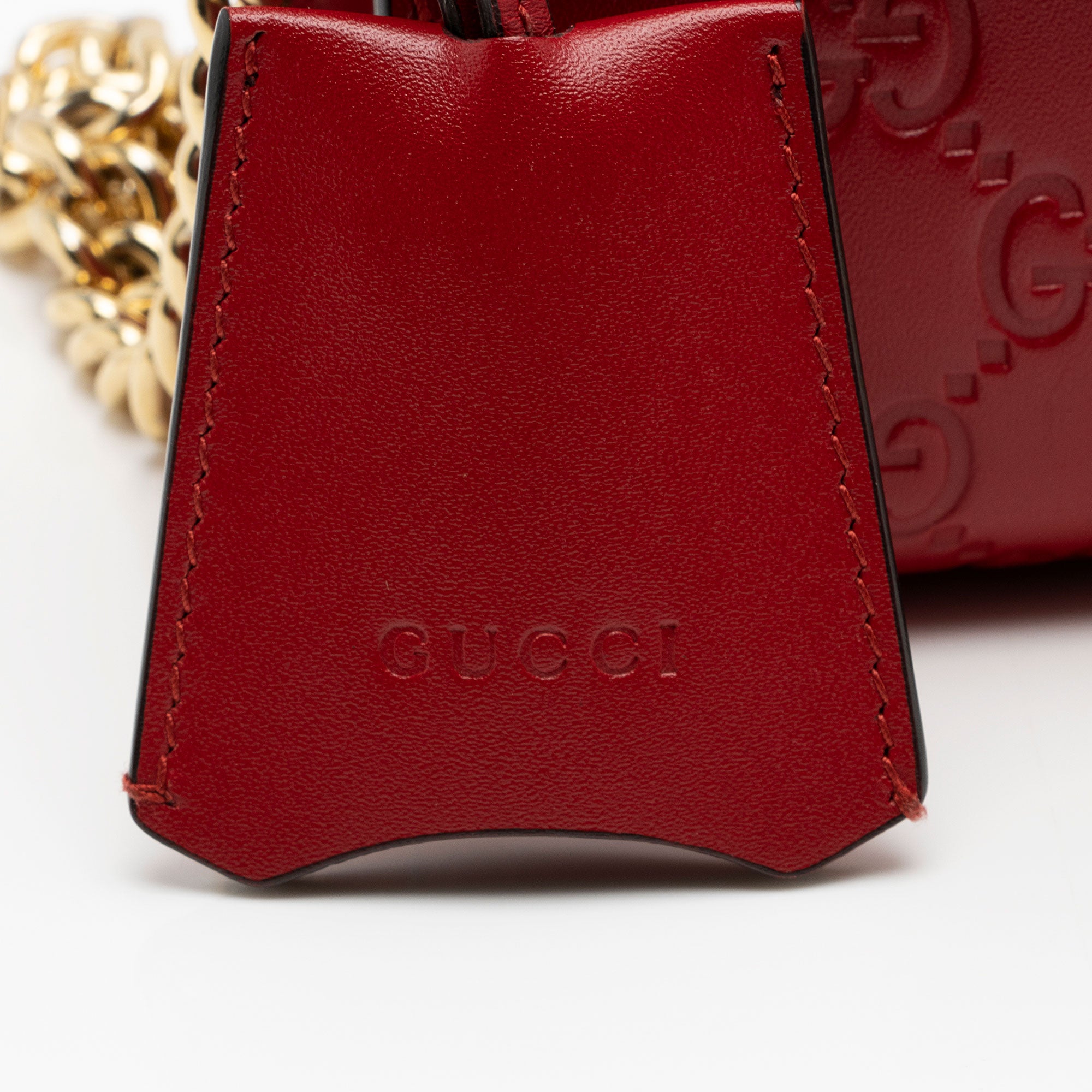 Gucci Guccissima Leather Padlock Small Shoulder Bag (SHF-SFYeCH)