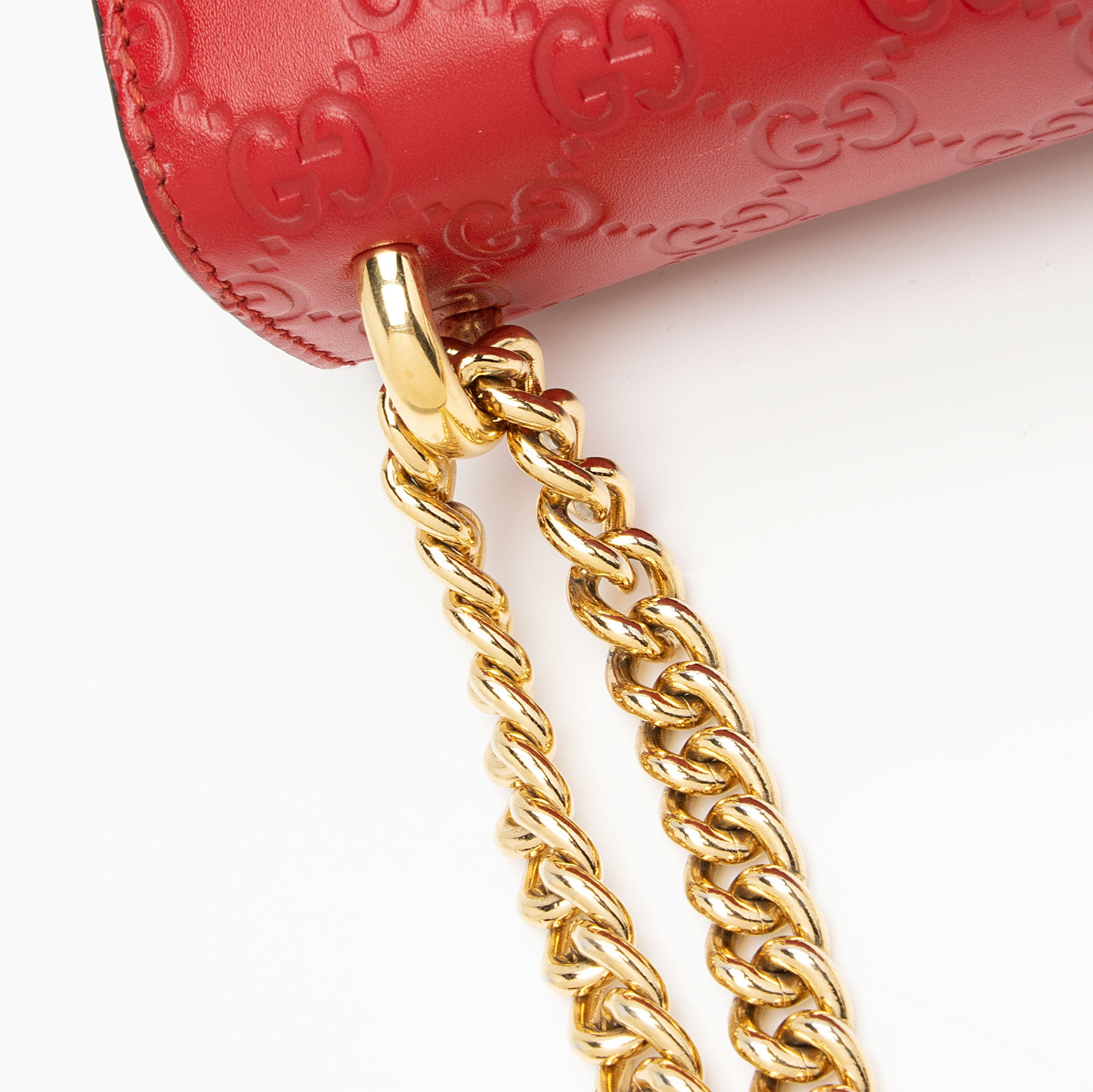 Gucci Guccissima Leather Padlock Small Shoulder Bag (SHF-SFYeCH)
