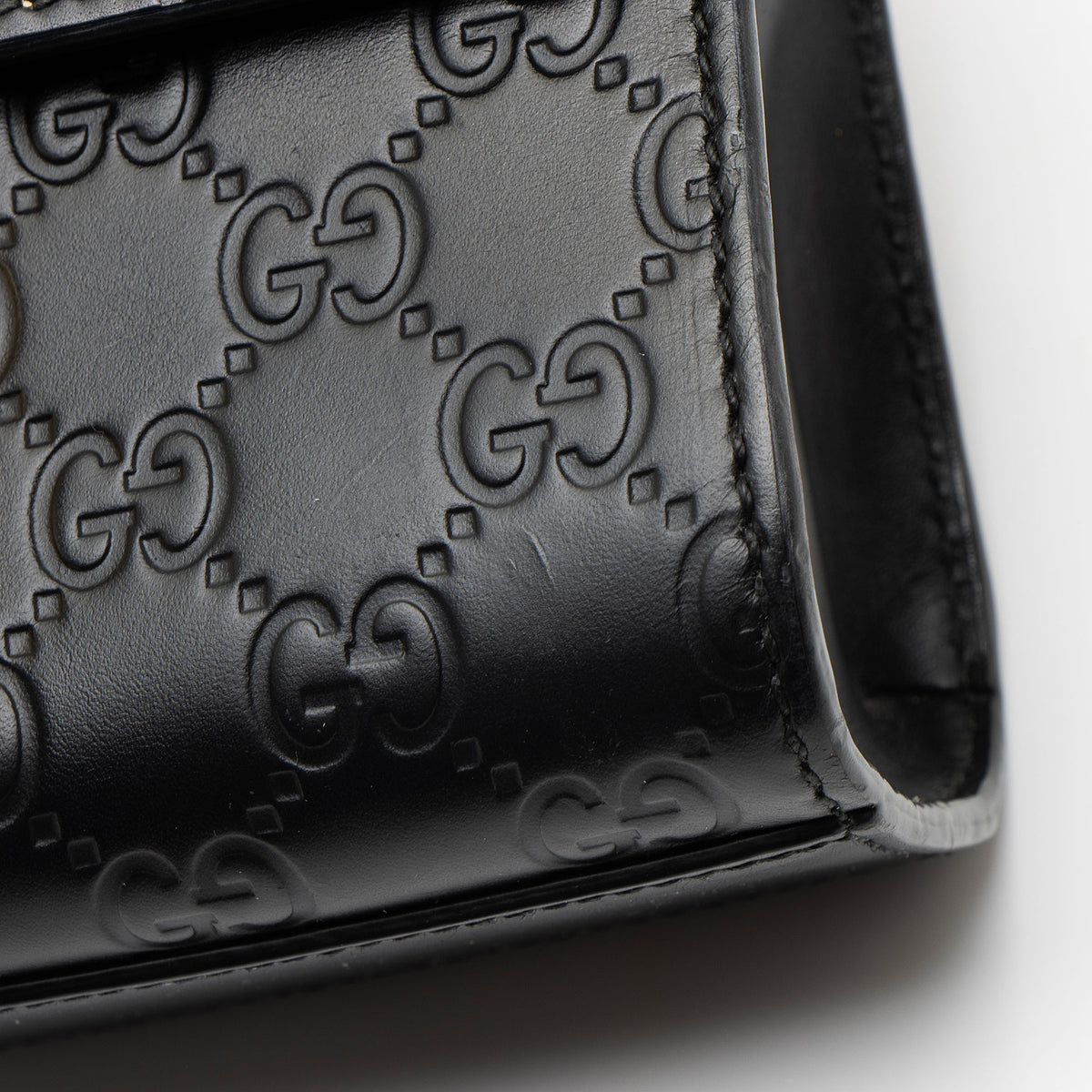 Gucci Guccissima Leather Padlock Small Shoulder Bag