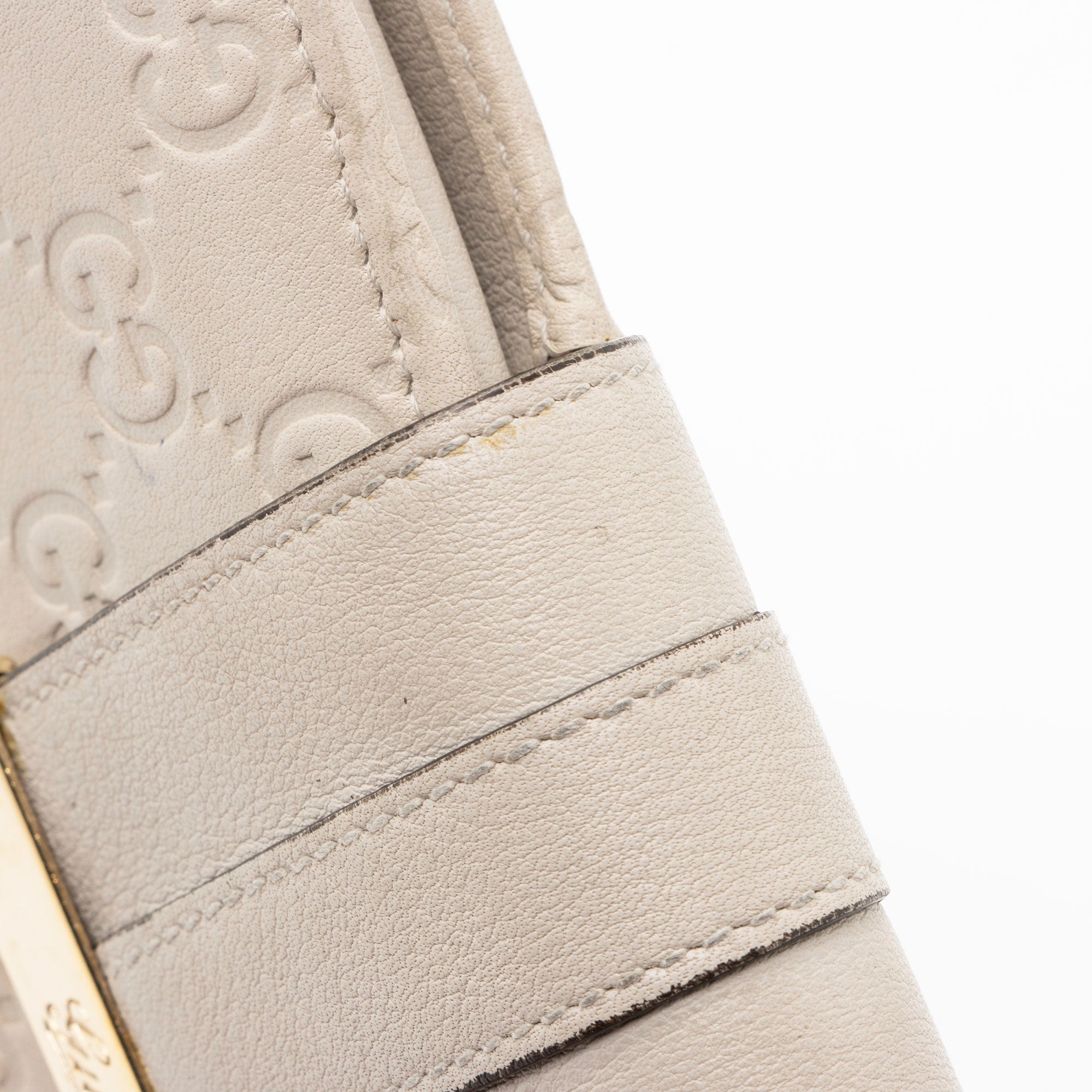 Gucci Guccissima Leather Script Wallet