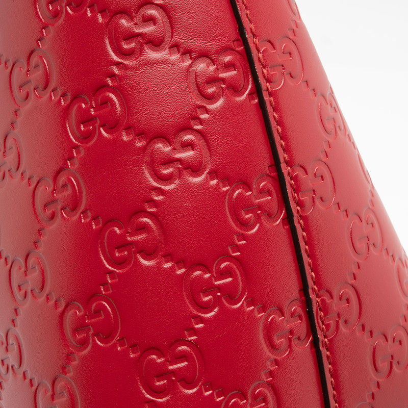 Gucci Guccissima Leather Signature Medium Tote (SHF-yGmr7n)