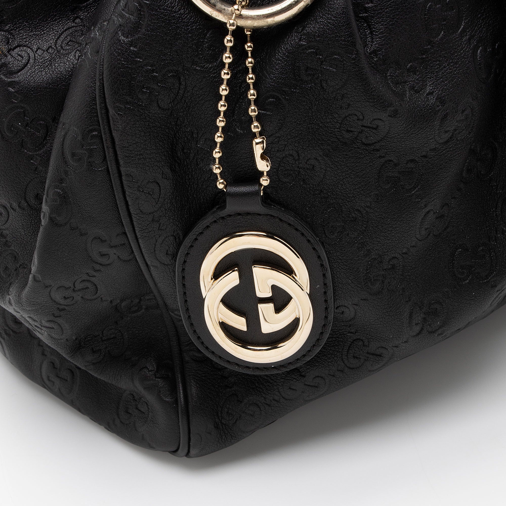 Gucci Guccissima Leather Sukey Medium Tote (SHF-G9D42y)