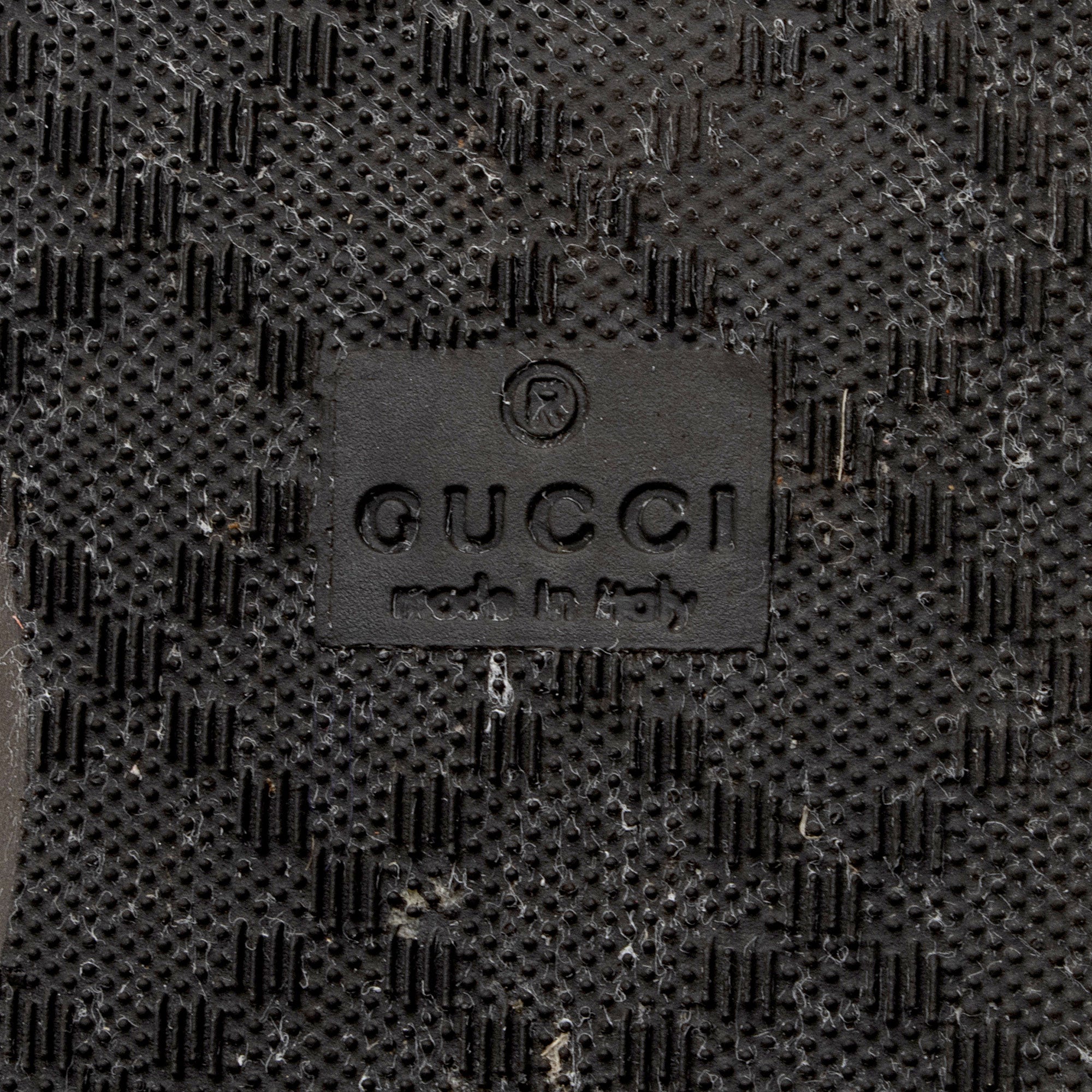 Gucci Guccissima Leather Web Sneakers - Size 7 / 37 (SHF-8K399y)