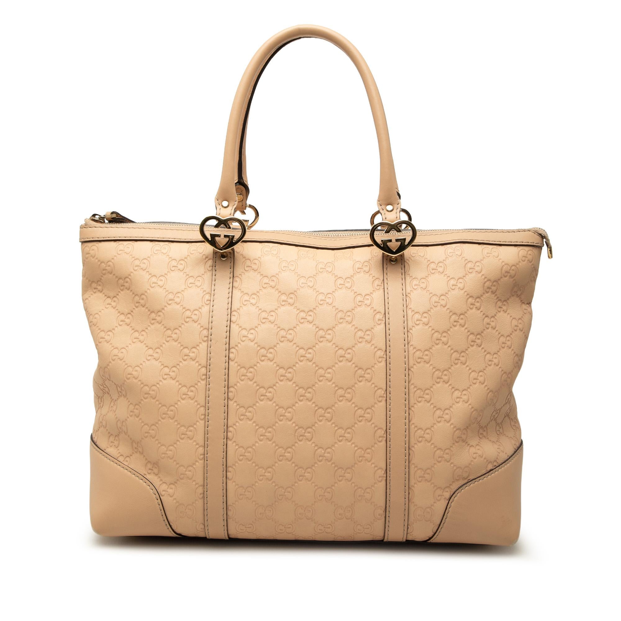 Gucci Guccissima Lovely Heart Tote