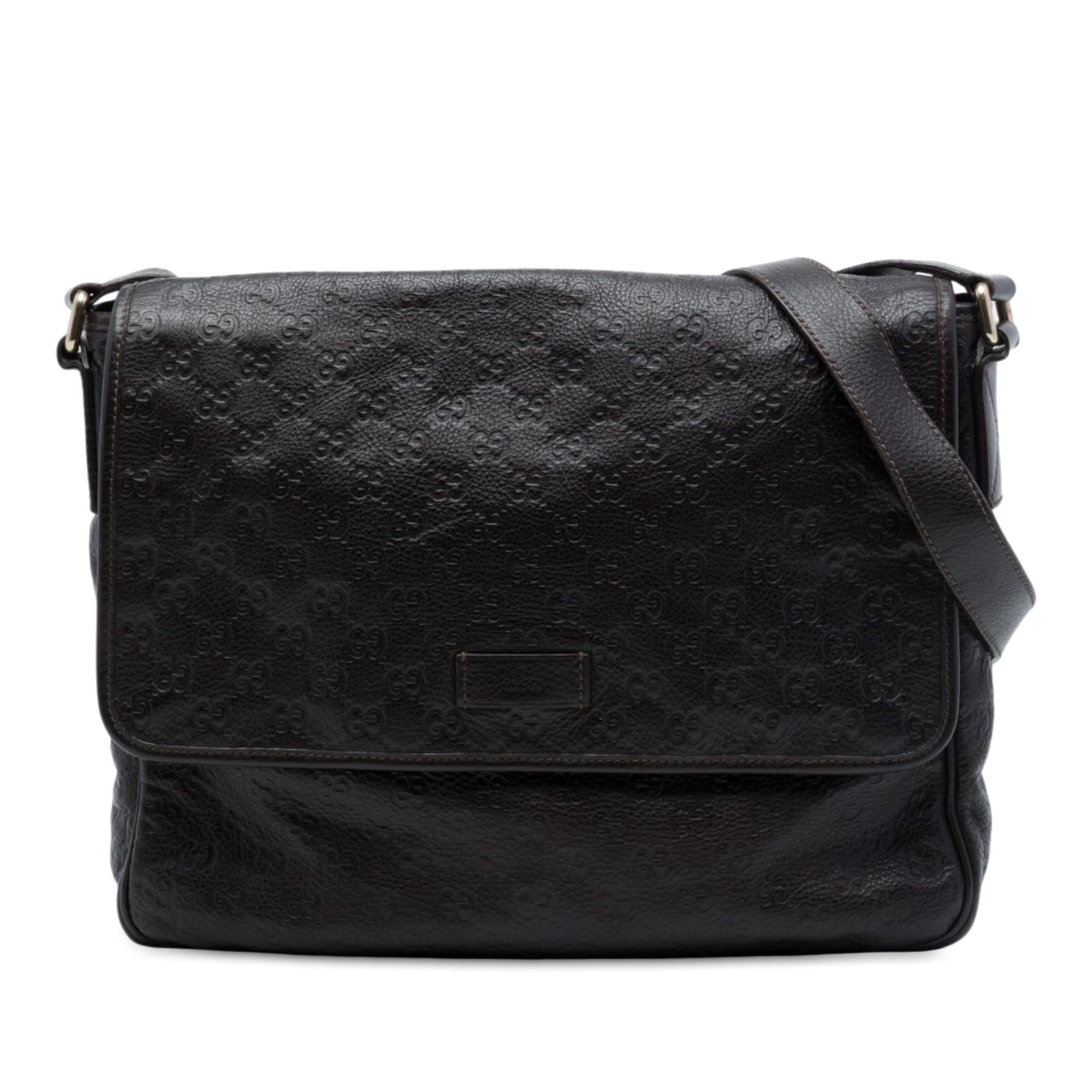 Gucci Guccissima Messenger Bag