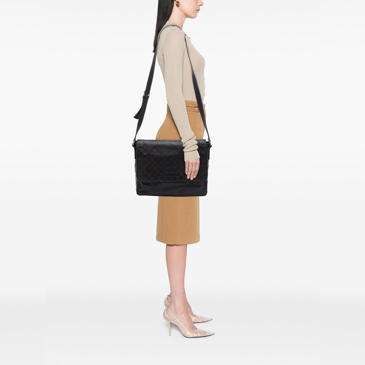 Gucci Guccissima Messenger Bag