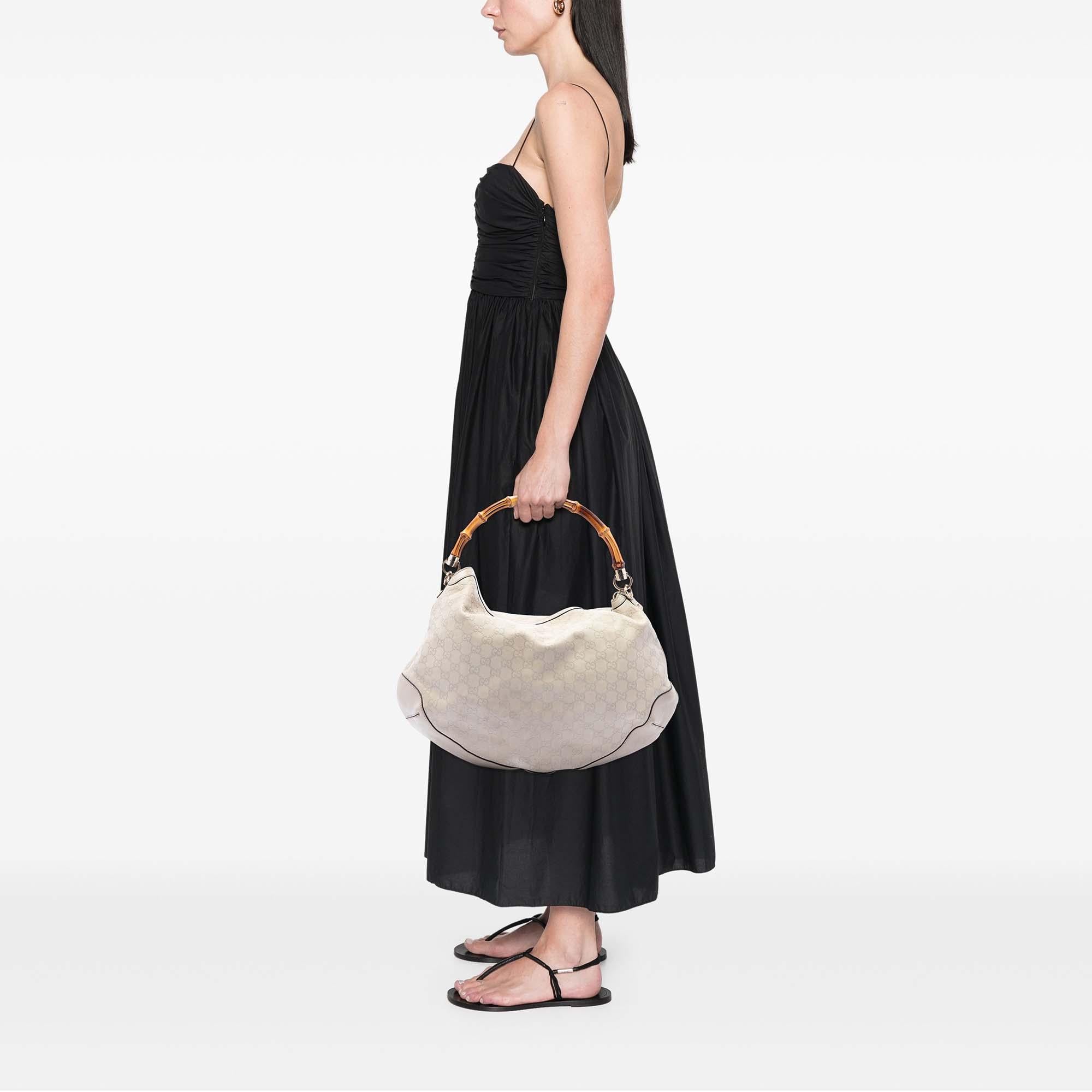 Gucci Guccissima Peggy Bamboo Satchel
