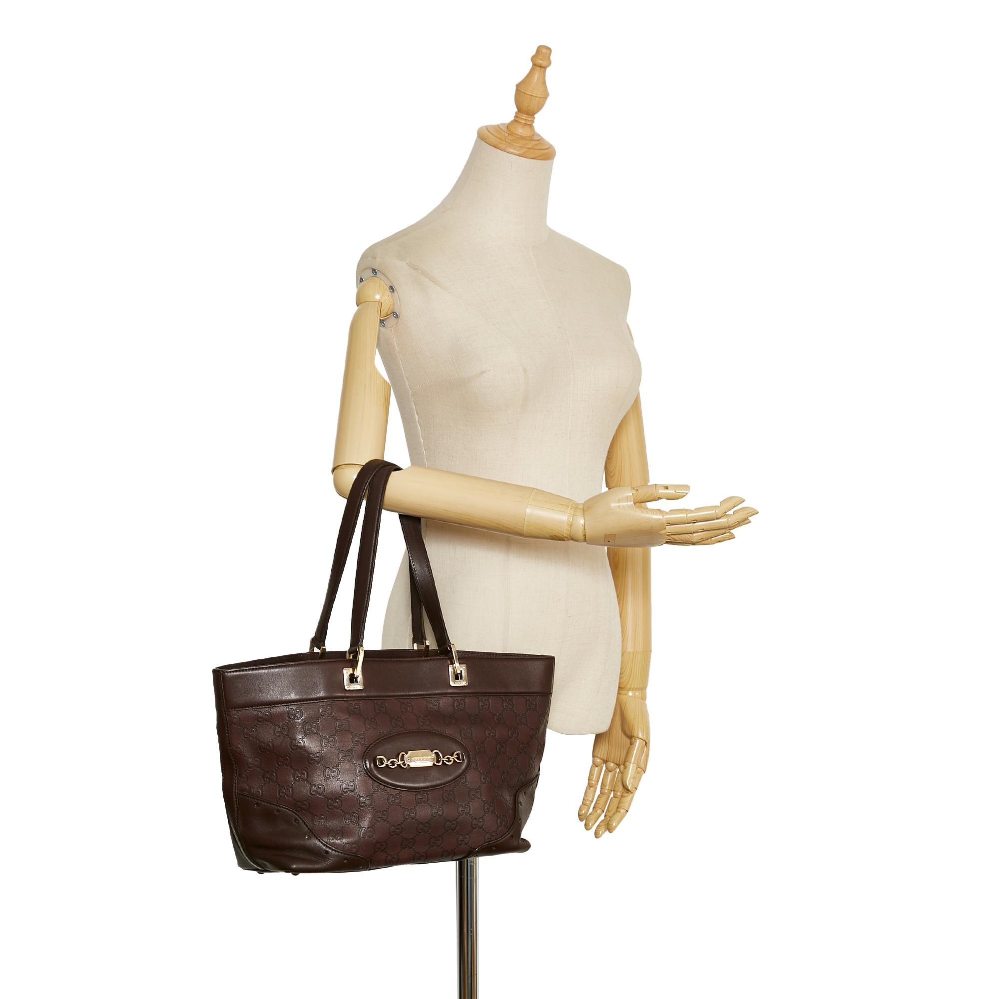 Gucci Guccissima Punch Tote Bag (SHG-V1rTh1)