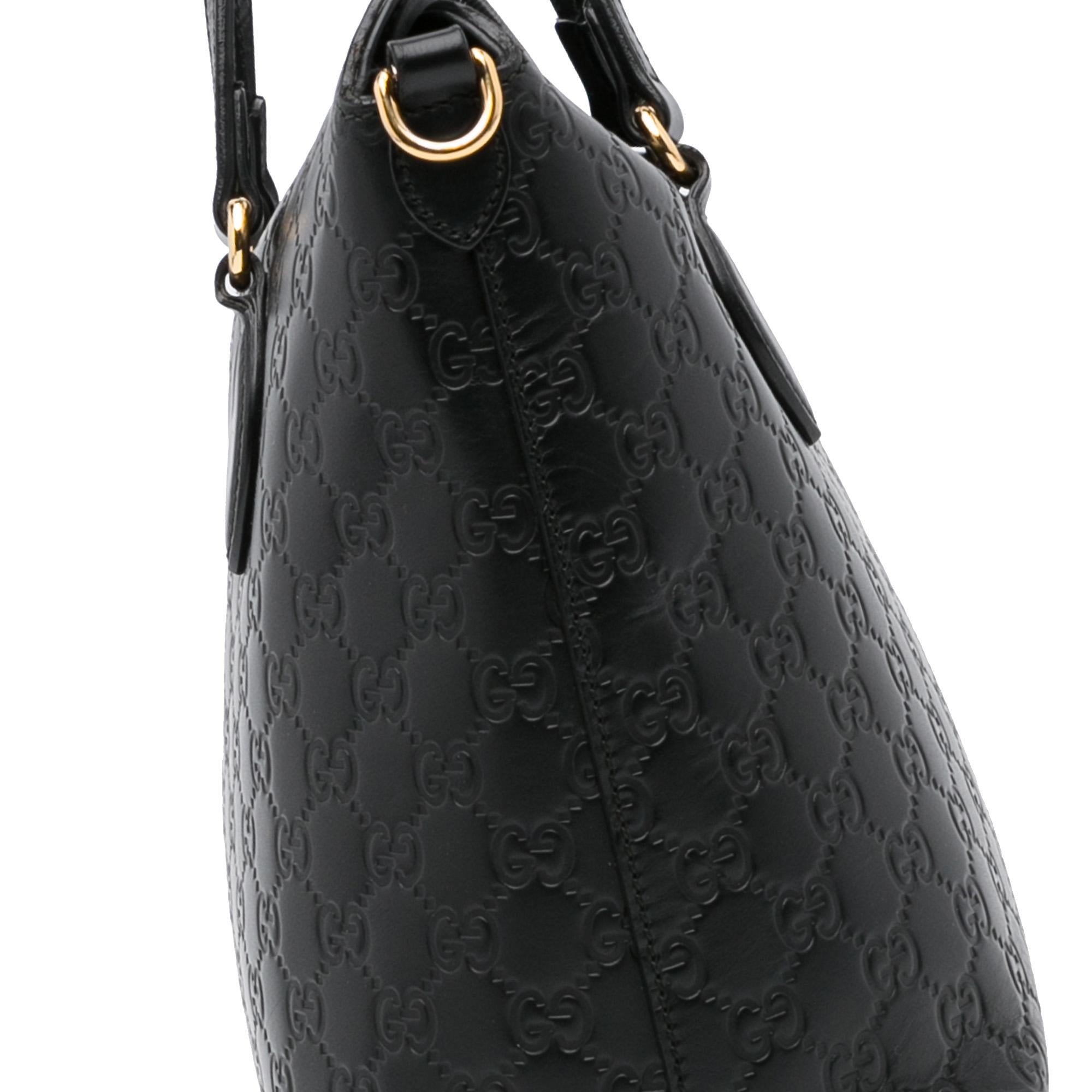 Gucci Guccissima Signature Linea A Foldover Satchel (SHG-VFVOAb)