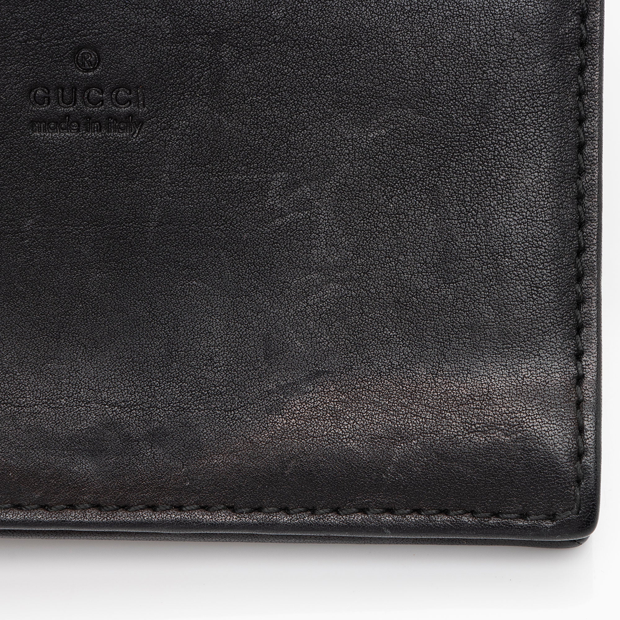 Gucci Guccissima Leather Interlocking G Card Case (SHF-g3aB9I)