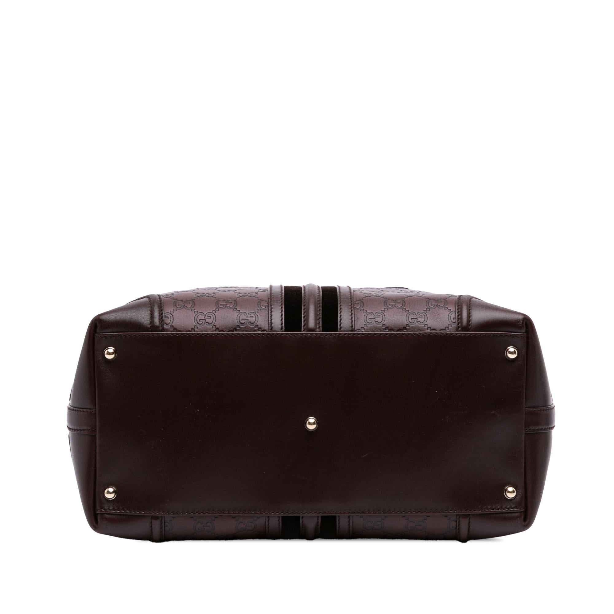 Gucci Guccissima Treasure Boston Bag