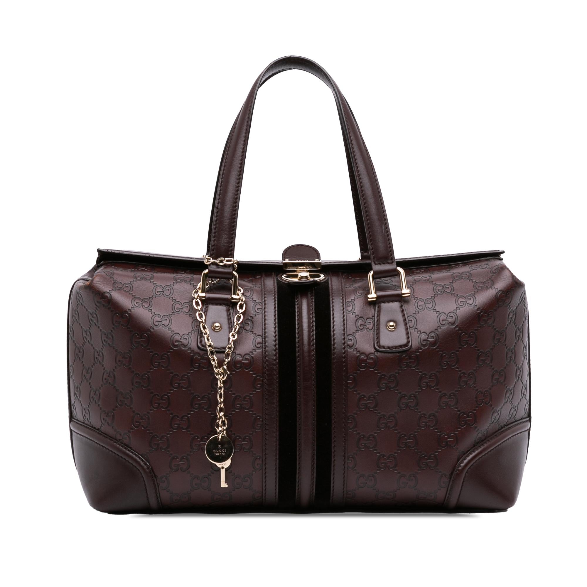 Gucci Guccissima Treasure Boston Bag